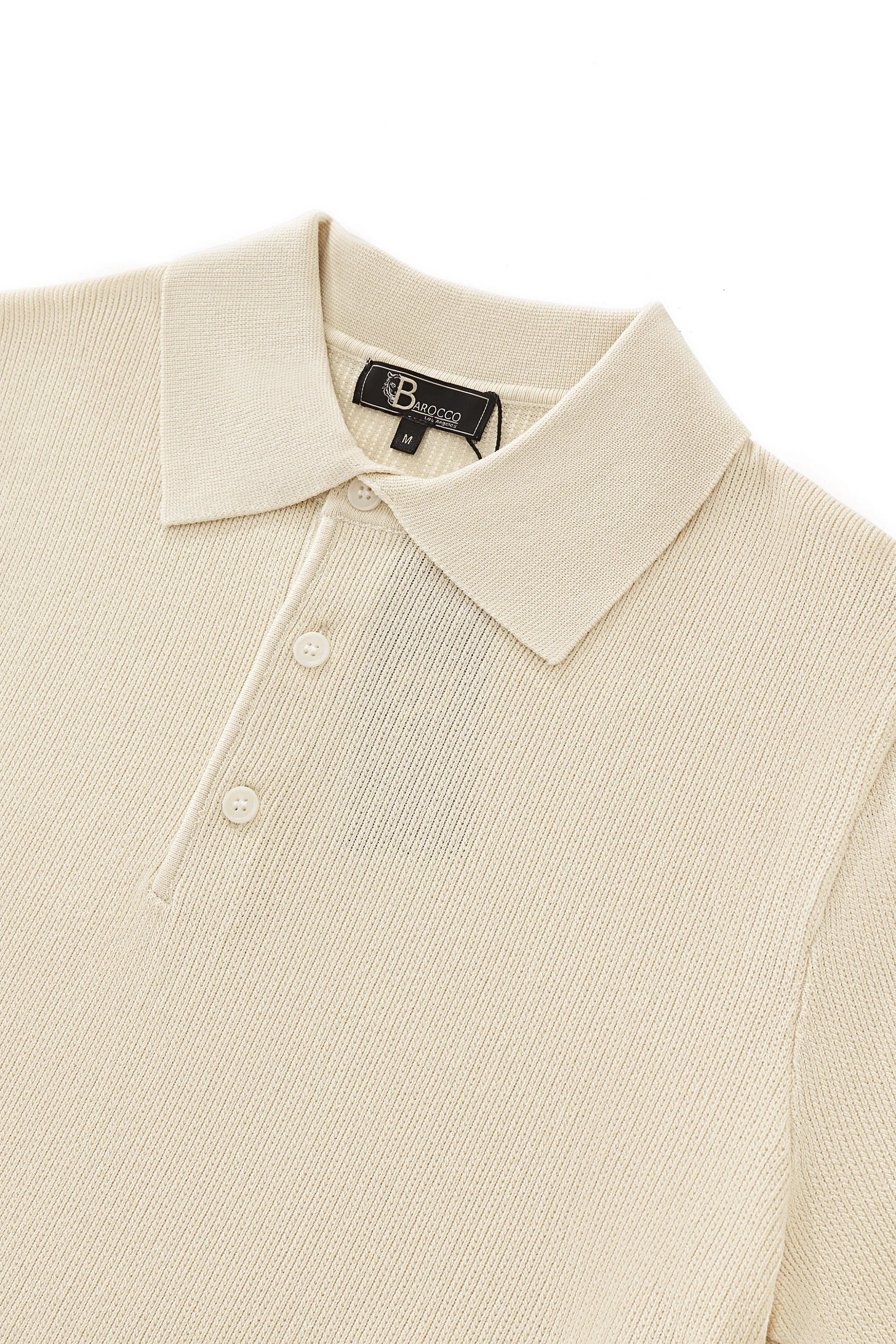 Refined Motion Knit Polo IVORY - Image 3