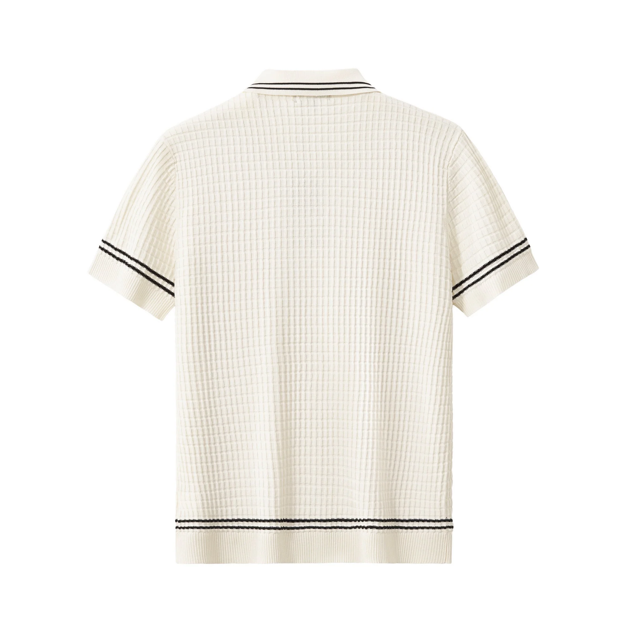 Refined Motion Knit Polo IVORY - Image 2