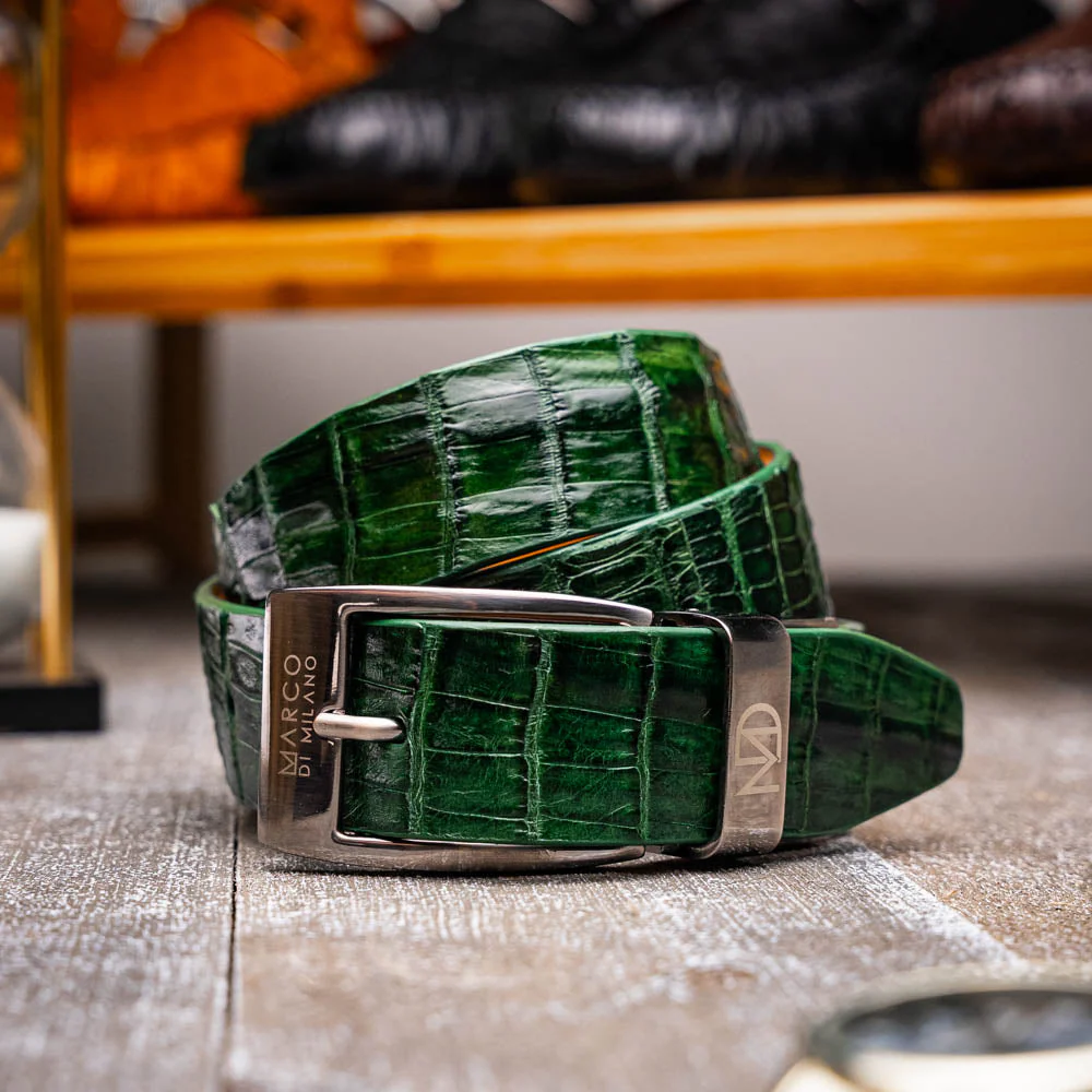 Riccardo Belt Forest Green - Image 4