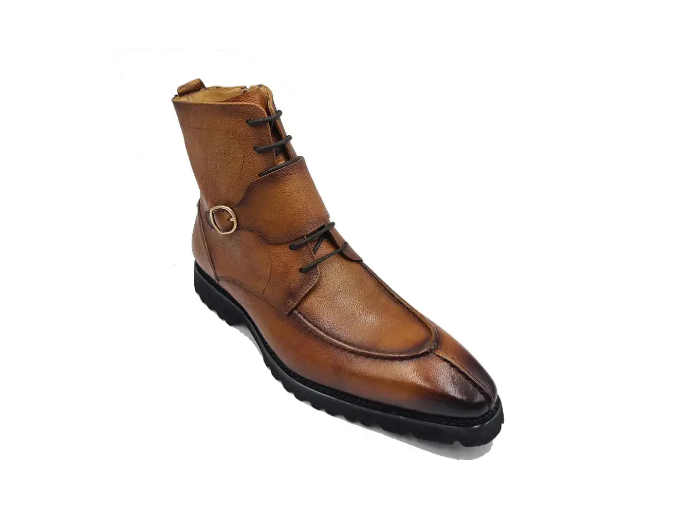 Rugged Split Toe Lace-up Boot - Image 3