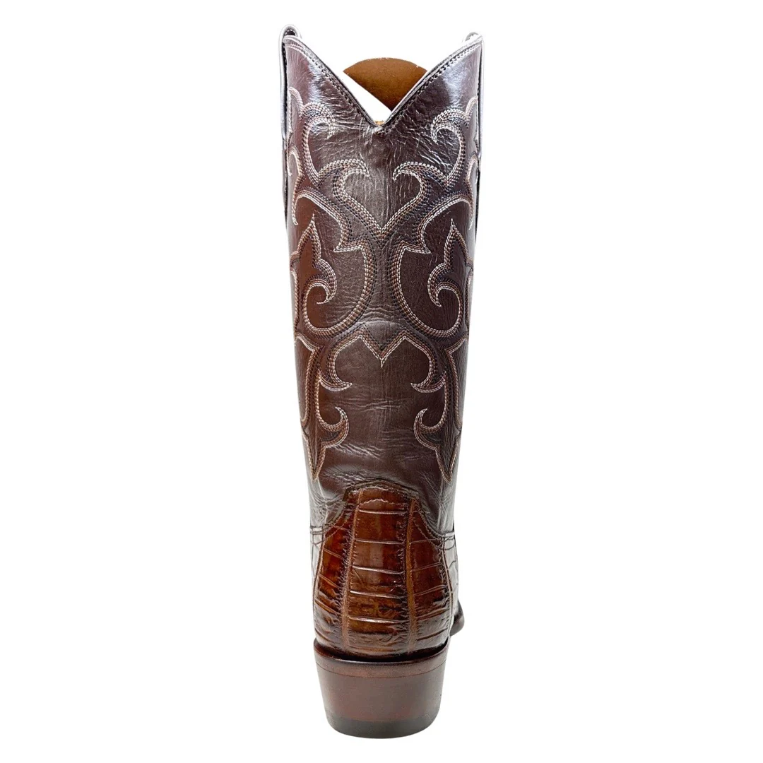 Safari Brown Baby Nile Crocodile Belly Cowboy Boots - Image 5