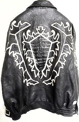 Safari Crocodile/Lambskin Bomber Jacket - Image 3