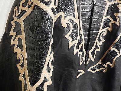 Safari Crocodile/Lambskin Bomber Jacket - Image 4