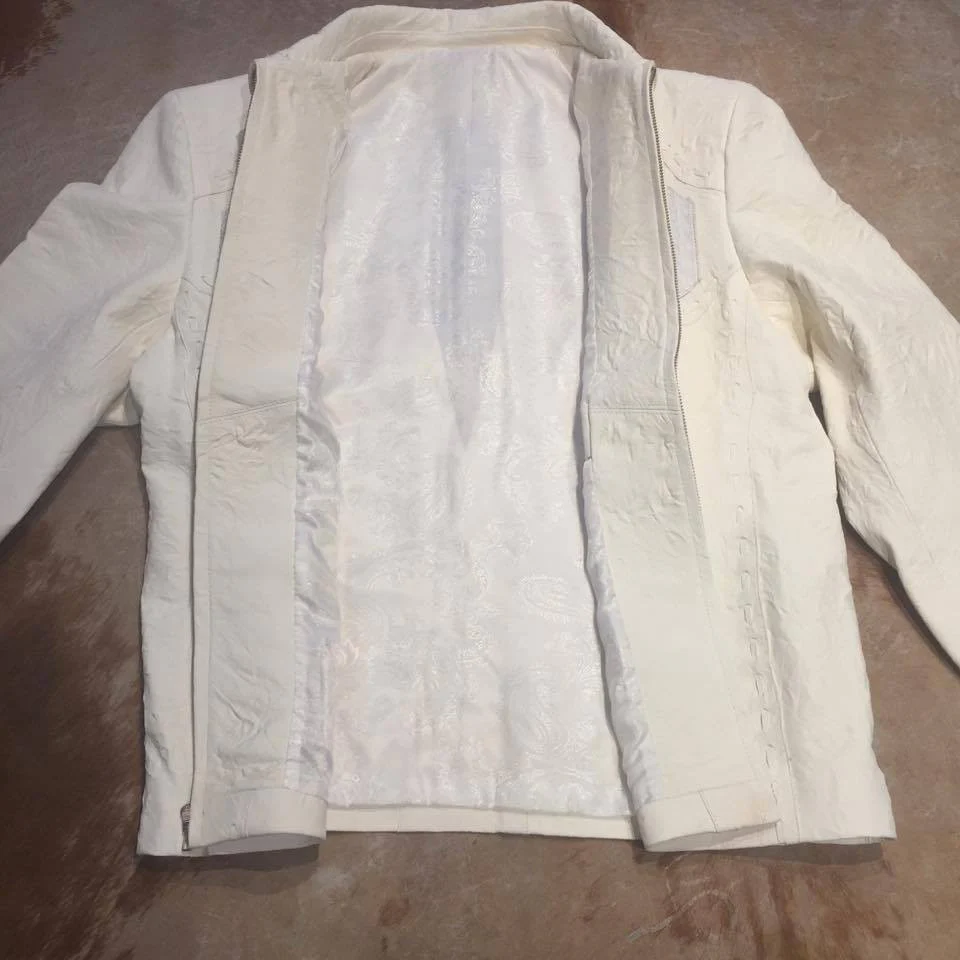 Safari Men's Laced Alligator/Washed Lambskin Bomber Jacket - Image 10