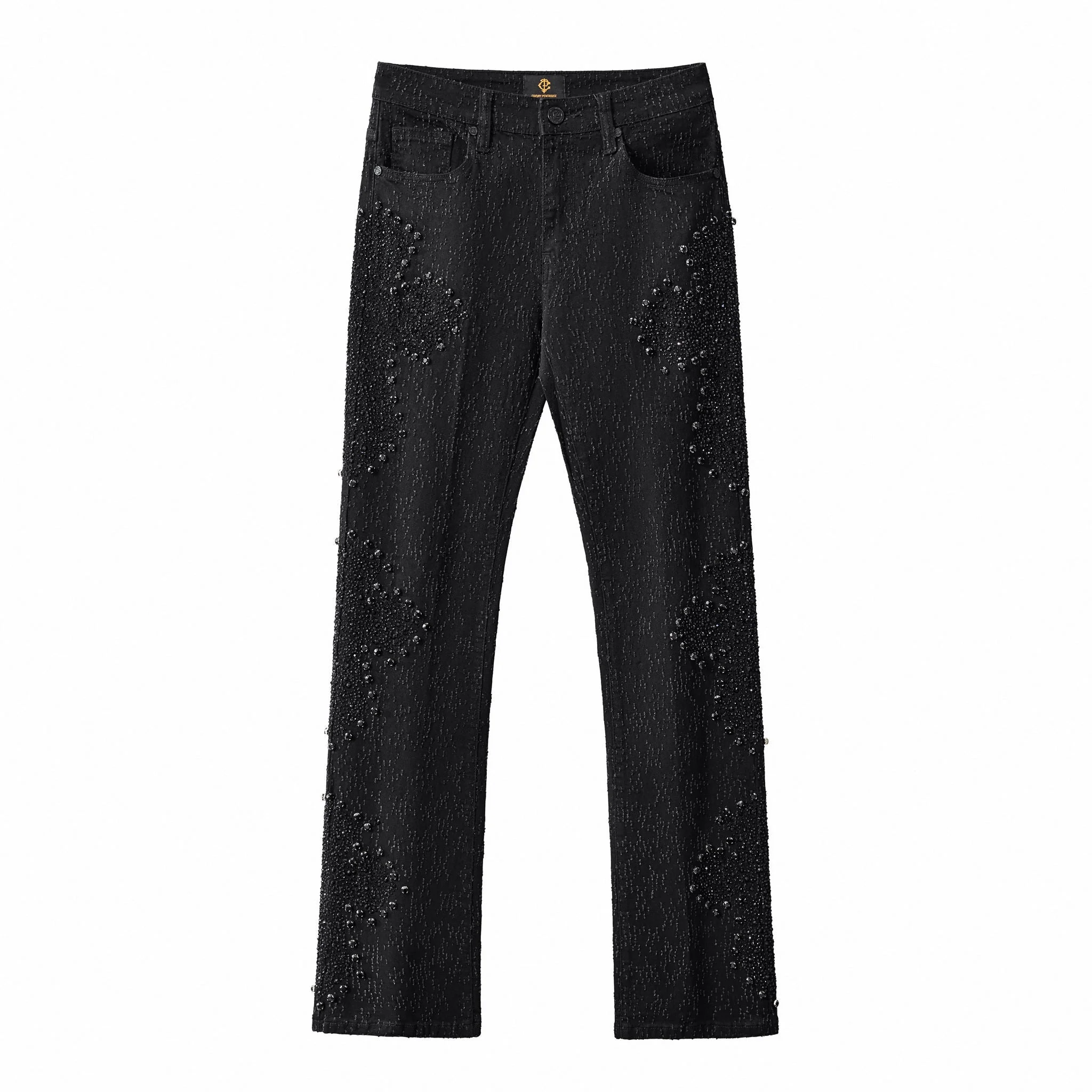 Sanctum Cross Denim Pant – Century Penthouse BLACK/BLACK