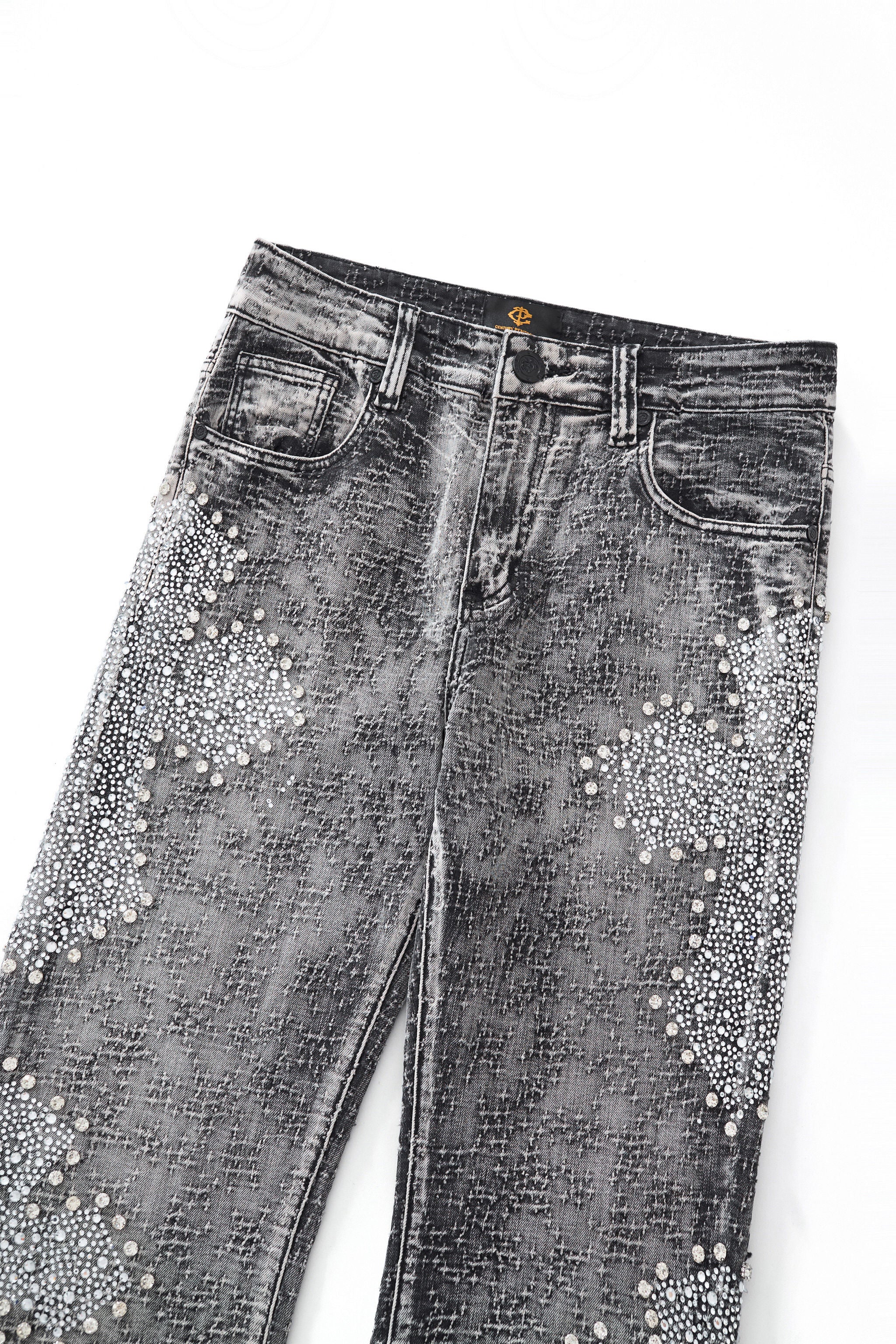 Sanctum Cross Denim Pant – Century Penthouse GREY - Image 4
