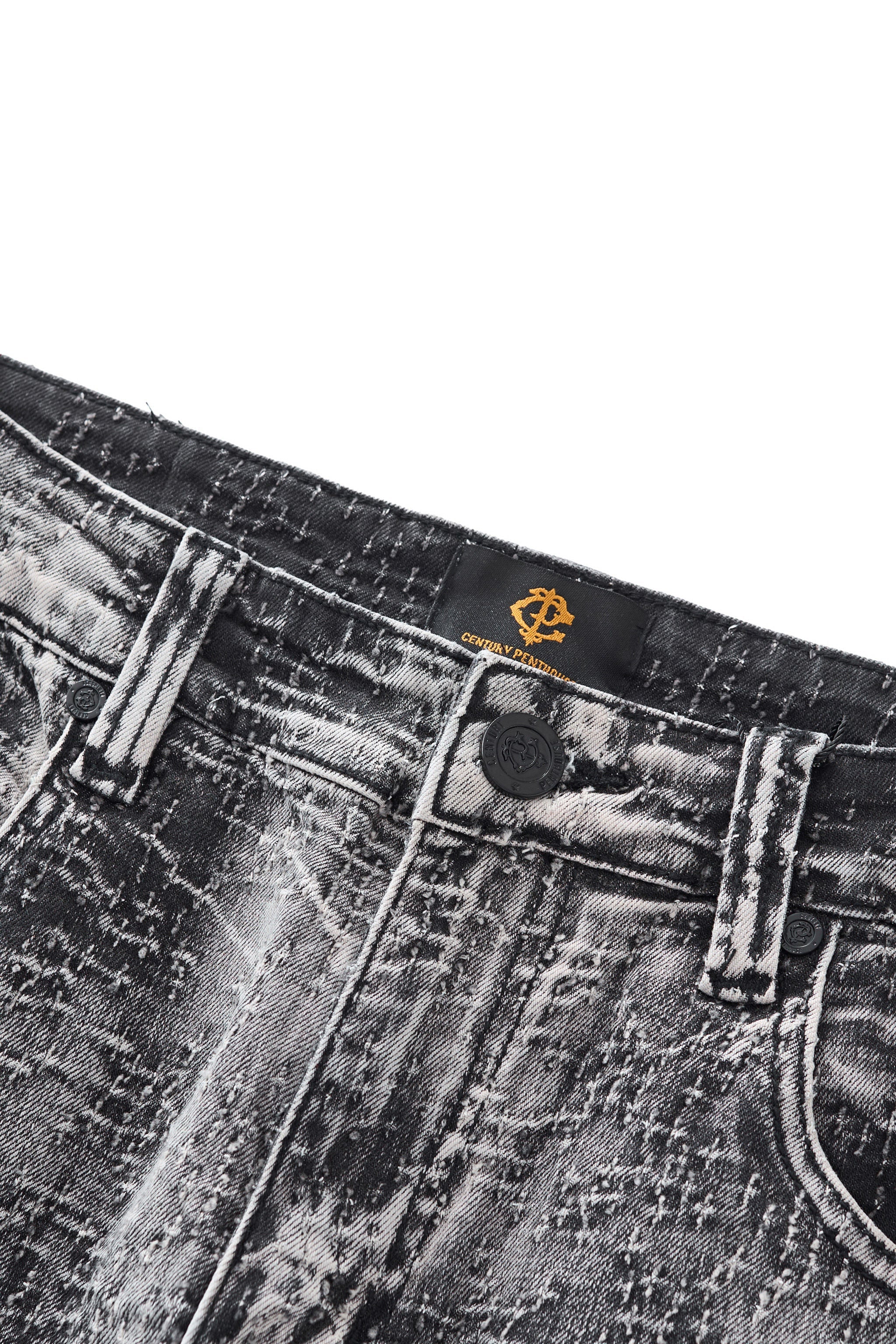 Sanctum Cross Denim Pant – Century Penthouse GREY - Image 7