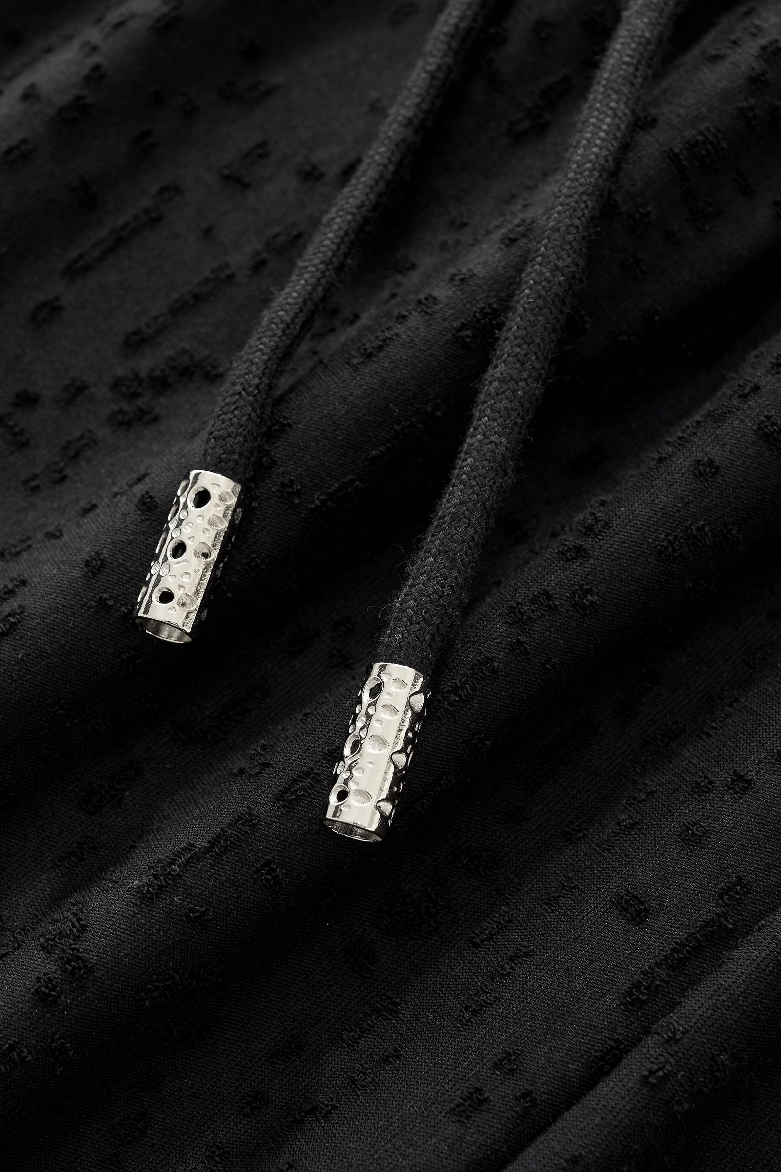 Sanctum Cross Short Set – Century Penthouse BLACK/SILVER - Image 11