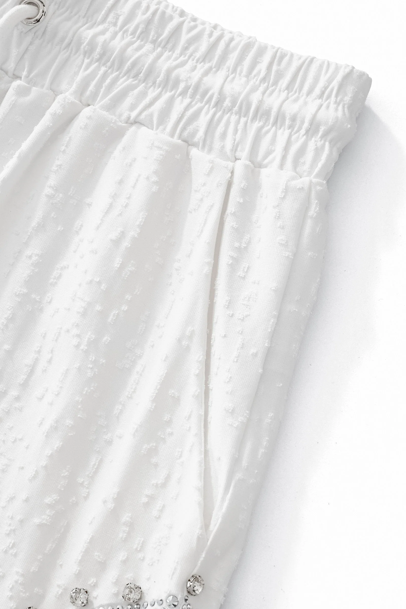 Sanctum Cross Short Set – Century Penthouse WHITE/SILVER - Image 10