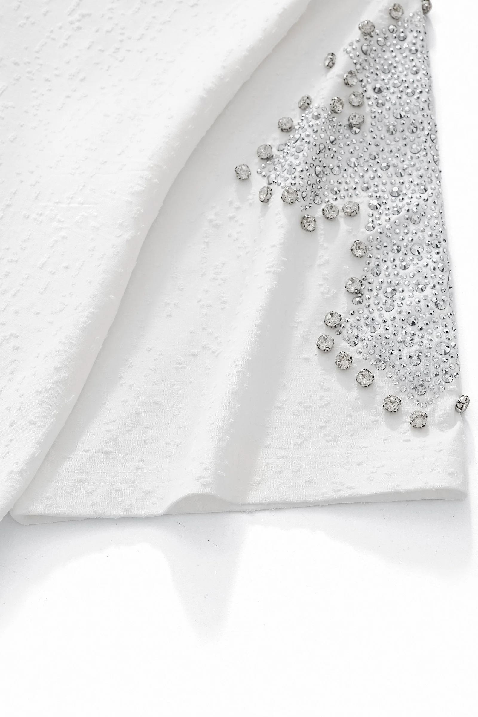 Sanctum Cross Short Set – Century Penthouse WHITE/SILVER - Image 6