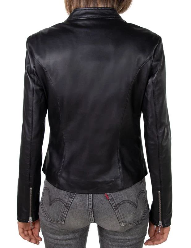 Schott 21141W Women's Lambskin "Cafe" Leather Jacket - Image 6