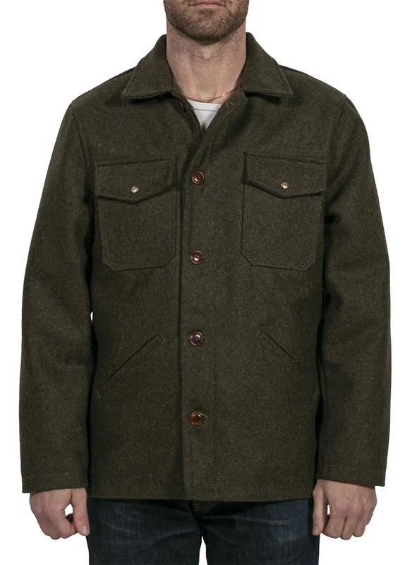 Schott Nyc Loden Wool Grandville Jacket - Image 4