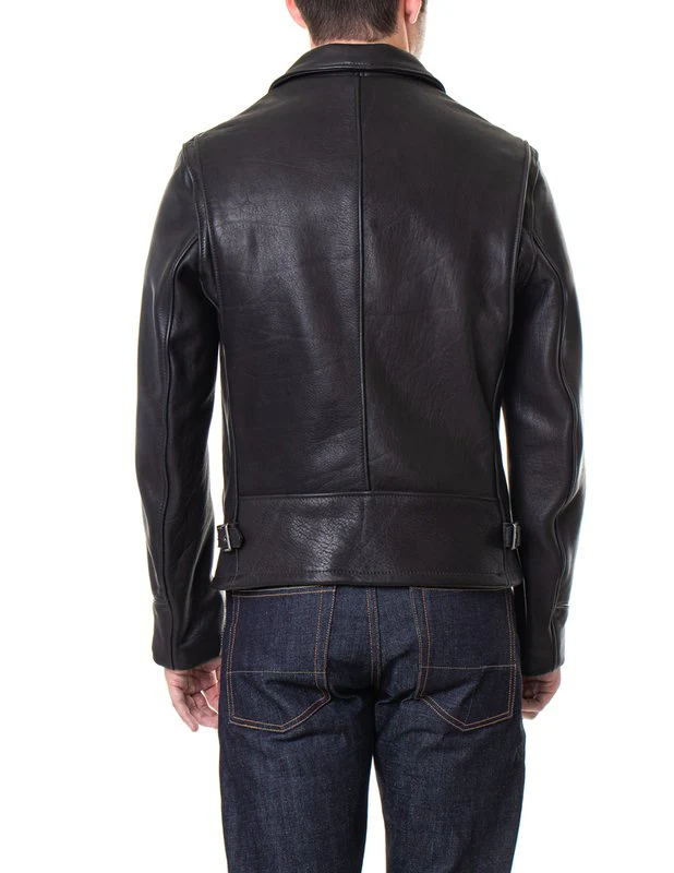 Schott P693 Men's Horween Deer-Touch Cowhide Rider Jacket - Image 6