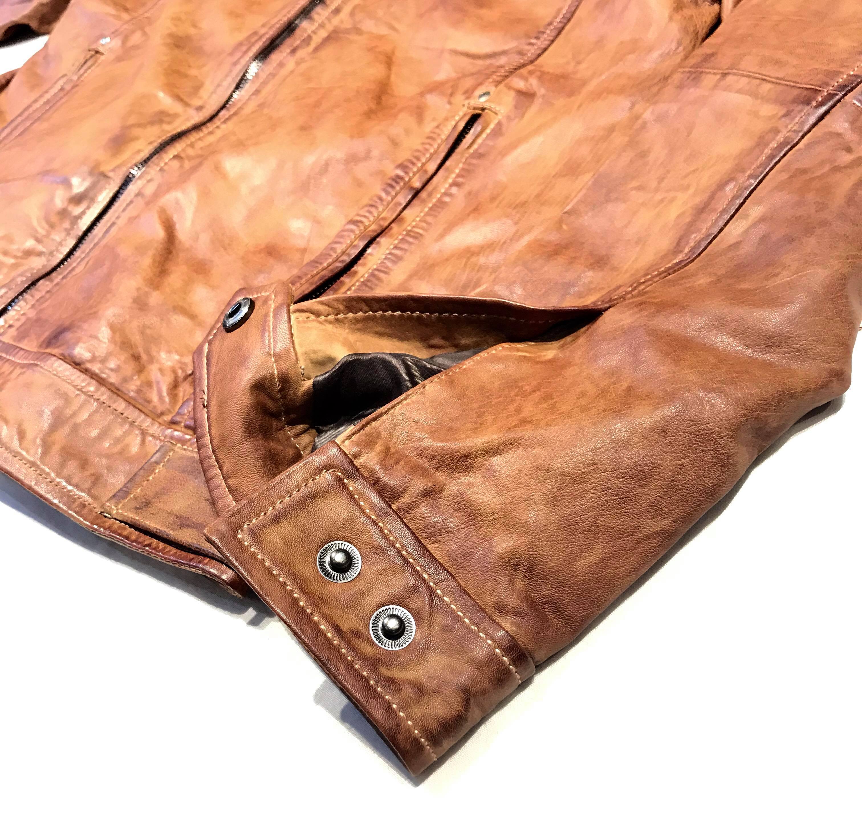 Scully Western Nutmeg Brown Lambskin Jacket - Image 4