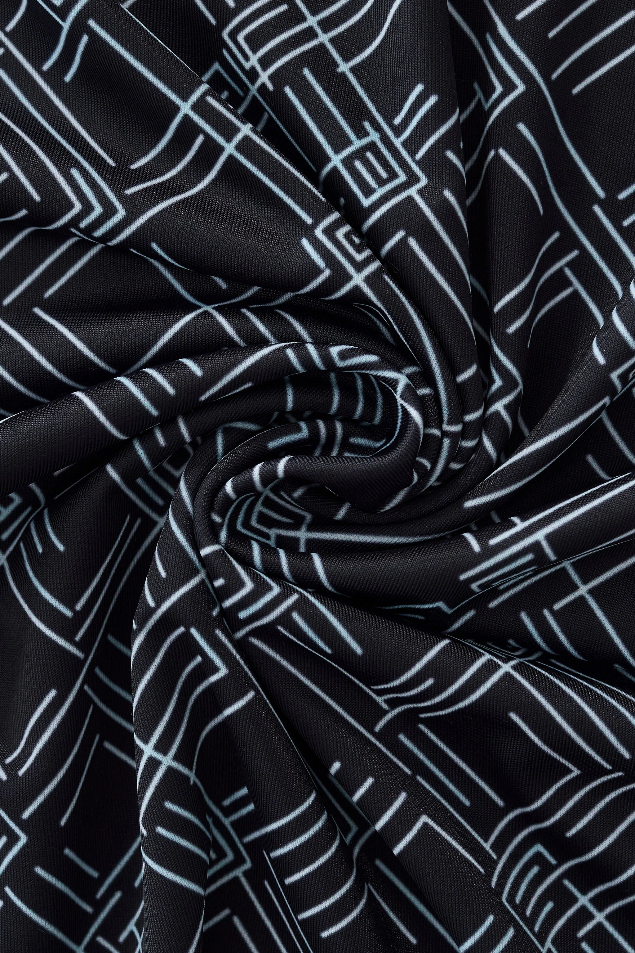 Seamless Geo Print Shirt – El Baron BLACK - Image 11