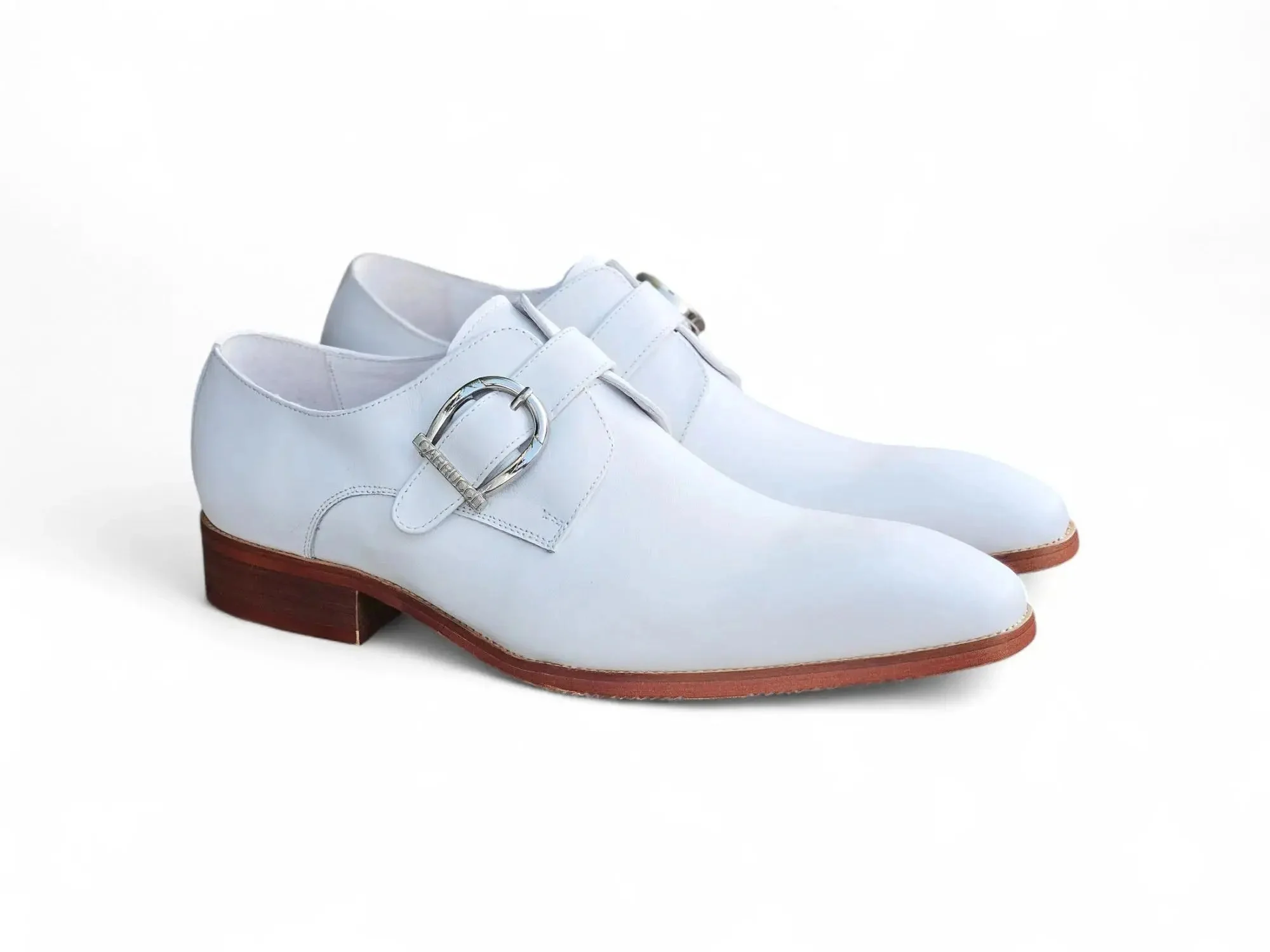 Signature Buckle Monk Strap Shoe - Image 10