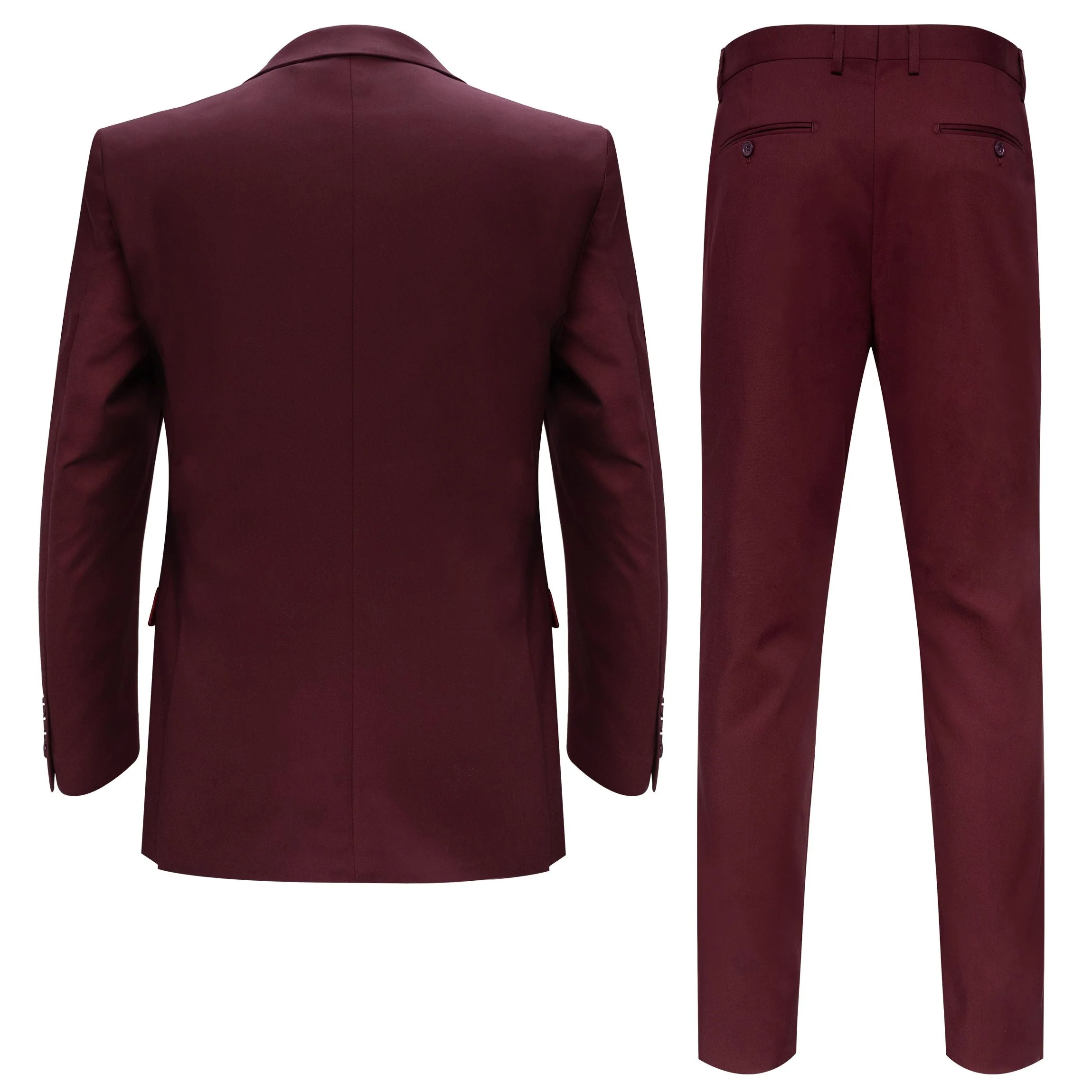 Signature Suit BURGUNDY - Image 4