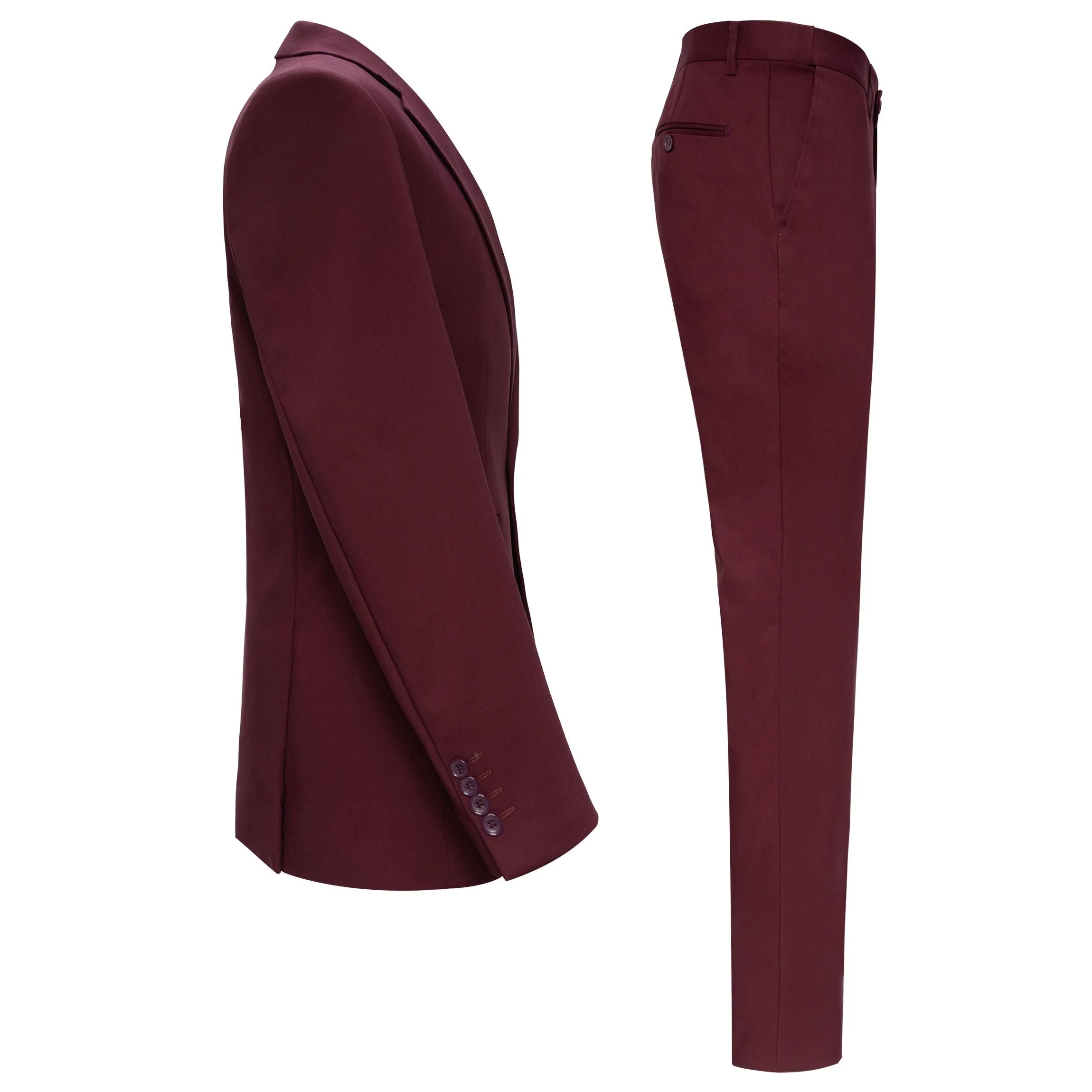 Signature Suit BURGUNDY - Image 5