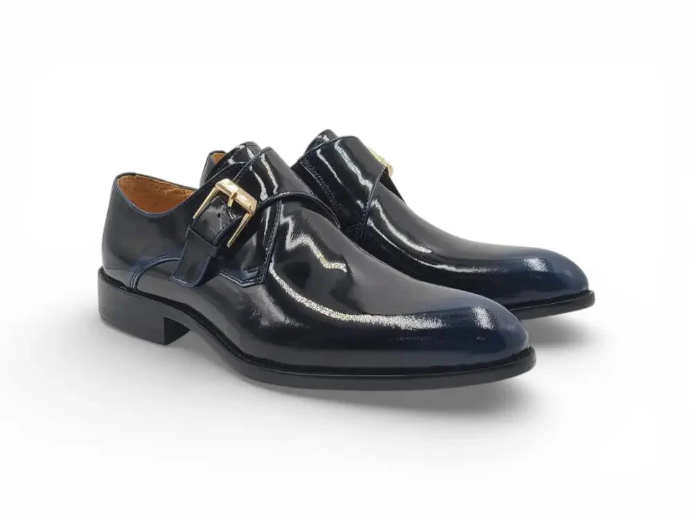 Soft Calf Patent Leather Single Monk Slip-on - Image 11