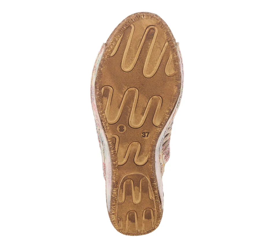 Spring Step JUSTINIE - BSHM Blush Multi Leather Sandals - Image 7