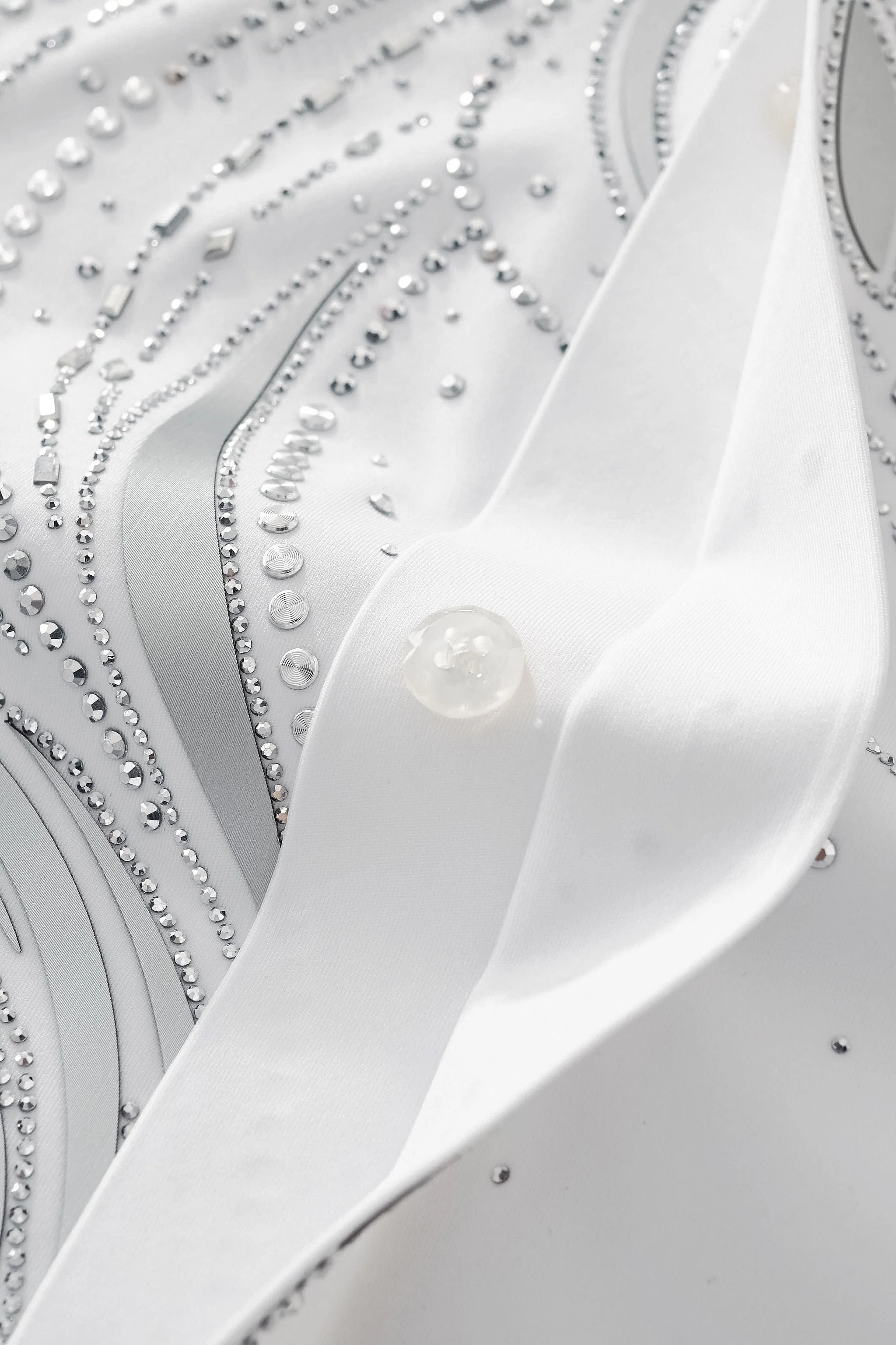 Stallion Embellished LS Shirt WHITE - Image 6