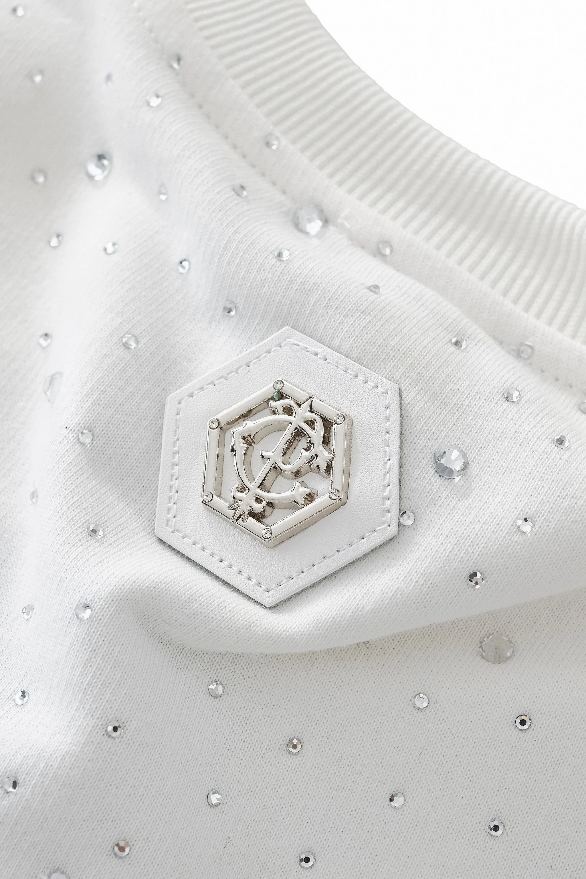 Stellar Scatter Sweatshirt – Century Penthouse WHITE/SILVER - Image 8