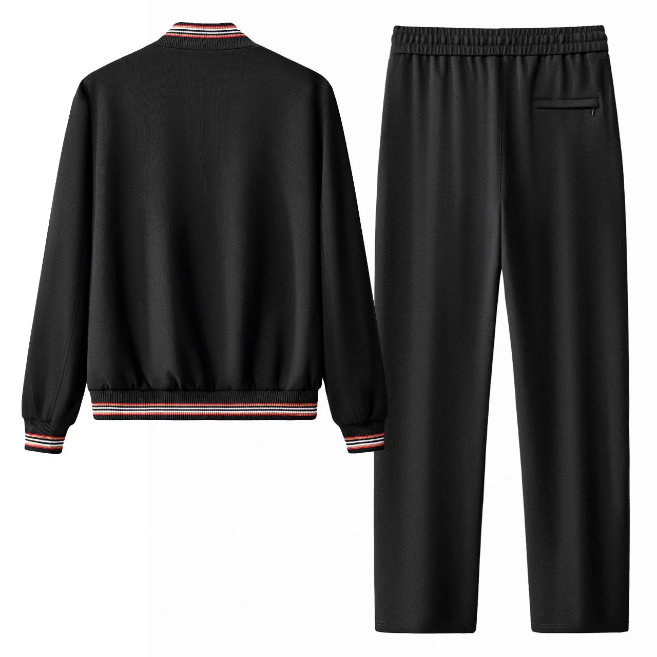 Stratus Trim Tracksuit BLACK - Image 3