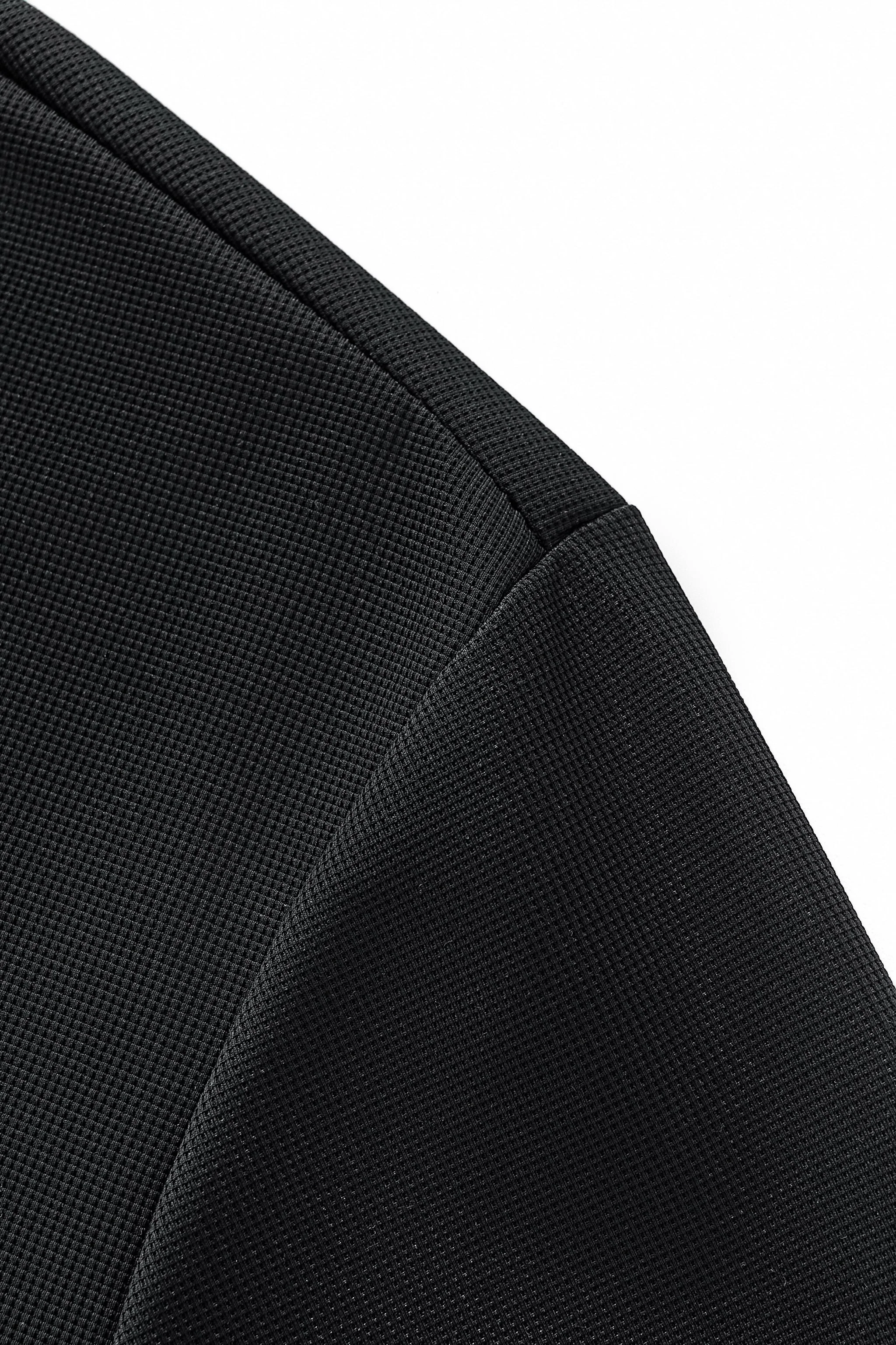 Stride Contrast Collar Polo BLACK - Image 8