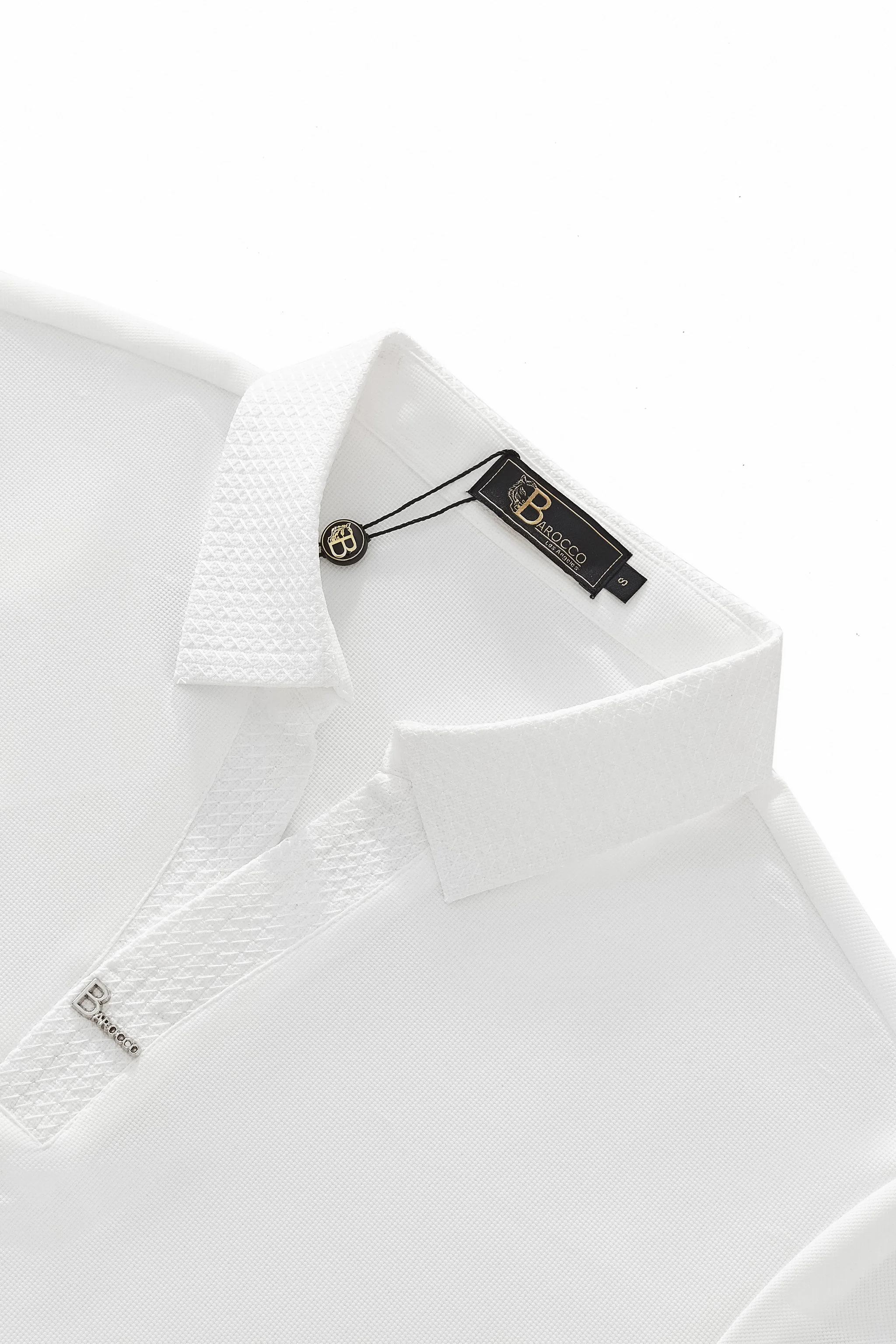 Stride Contrast Collar Polo WHITE - Image 3