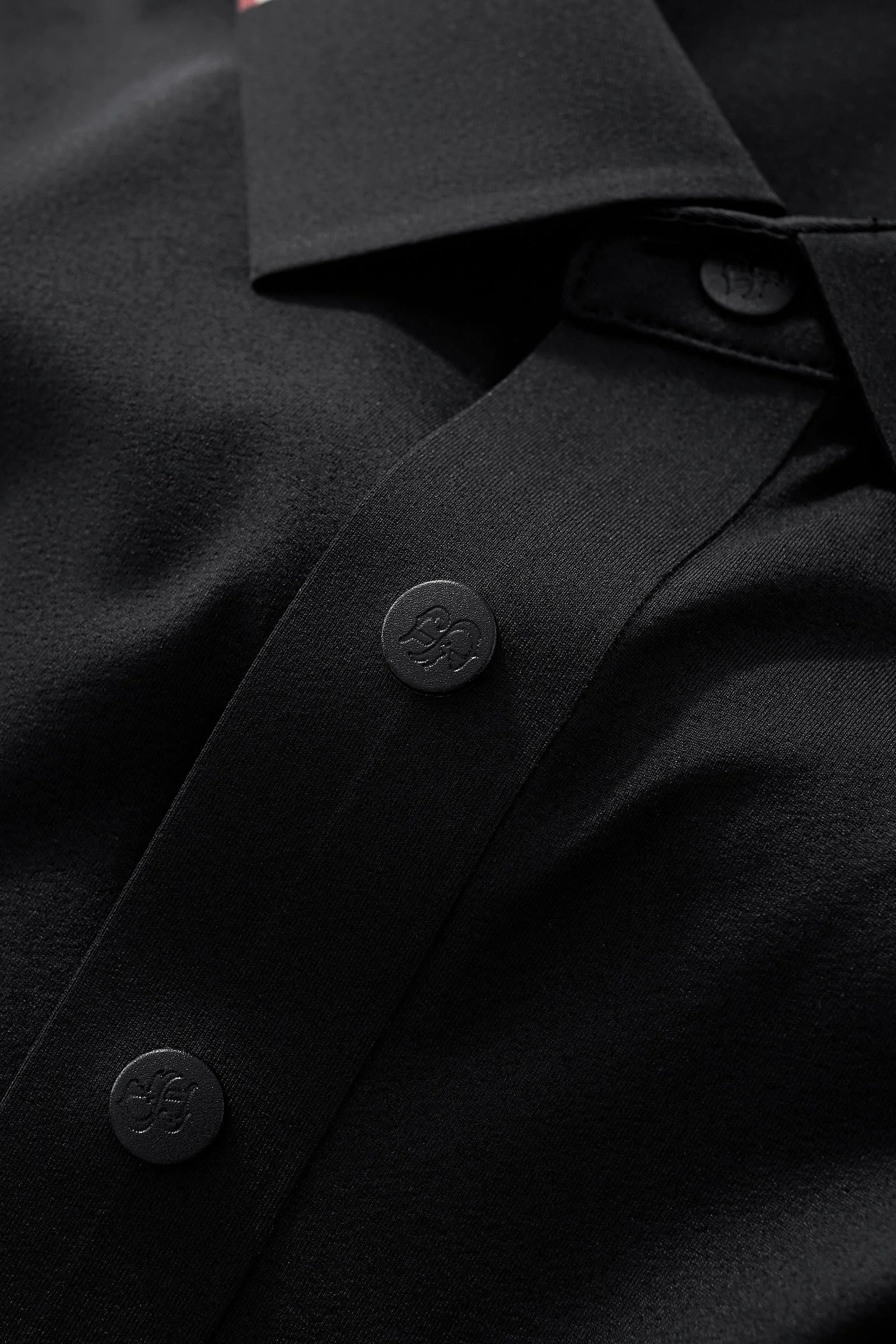 Stripe Collar Performance Polo – El Baron BLACK - Image 8