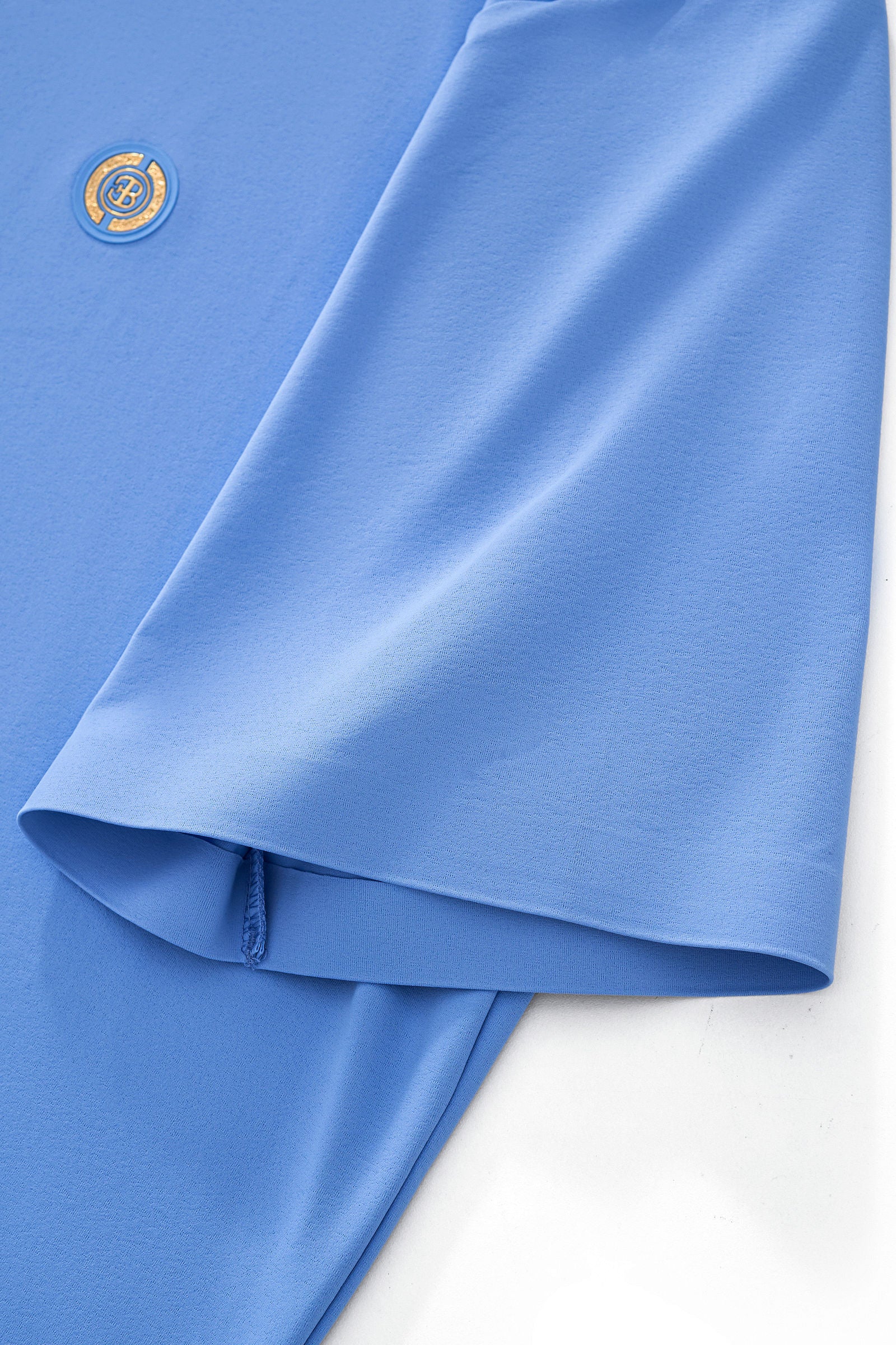 Stripe Collar Performance Polo – El Baron BLUE - Image 5