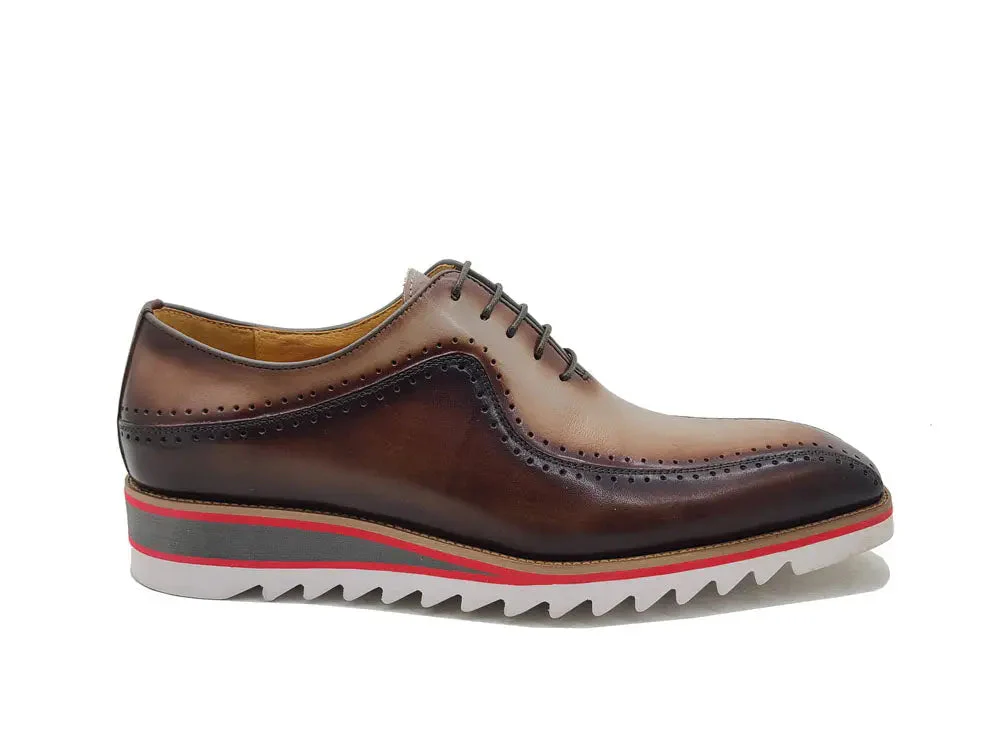 Stylish Two-Tone Brogue Oxford - Image 5