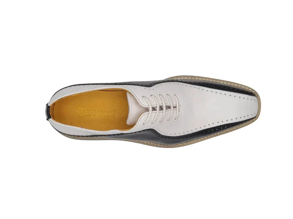 Stylish Two-Tone Brogue Oxford - Image 9