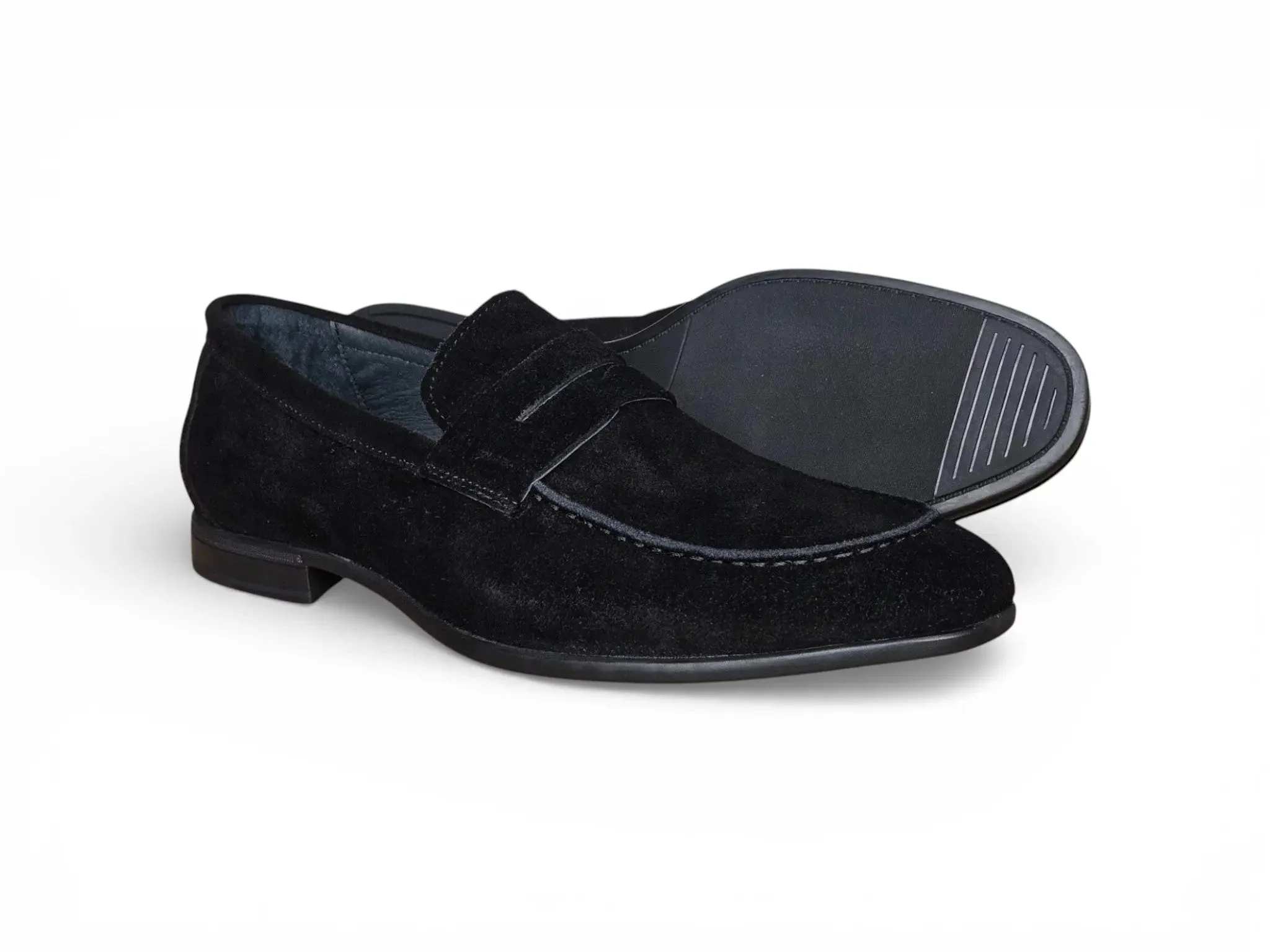 Suede Penny Loafer with Flexible Outsole - Image 11