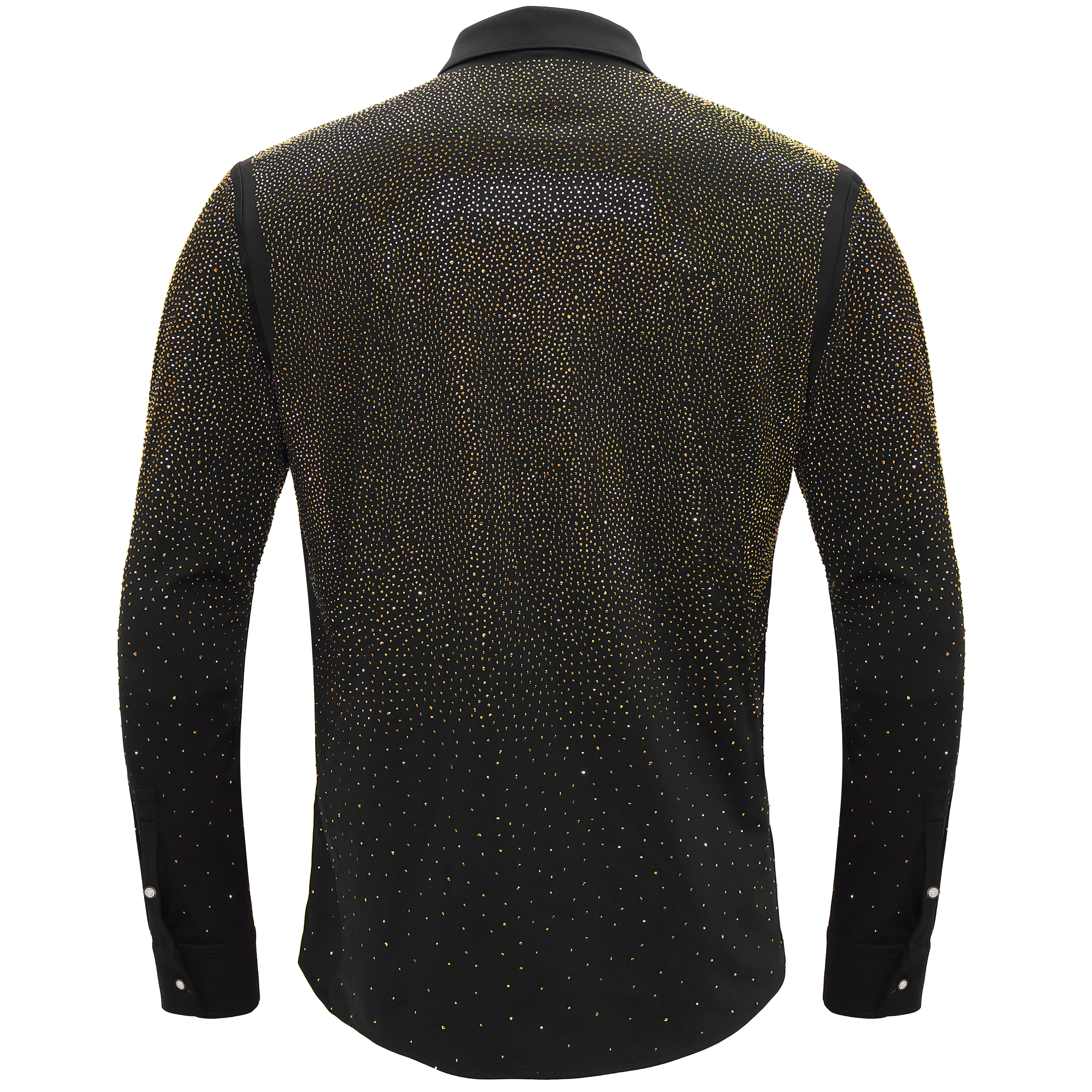 Super Nova Button-Up Shirt BLACK/GOLD - Image 2