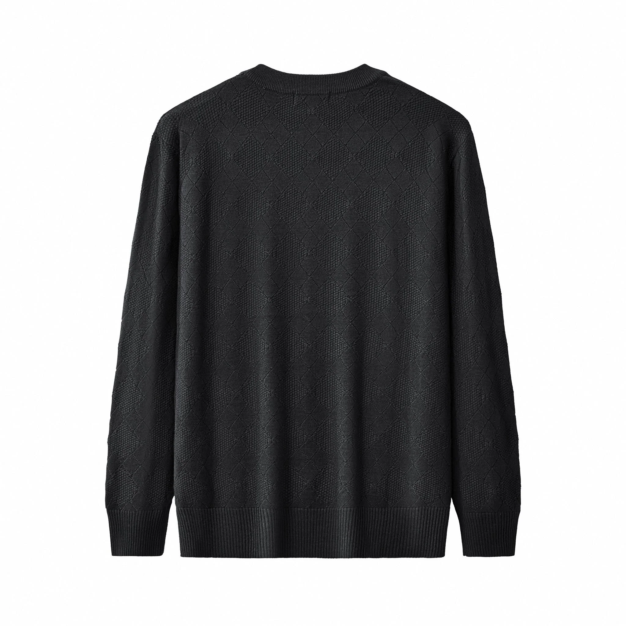 Textura Diamond Knit LS BLACK - Image 3