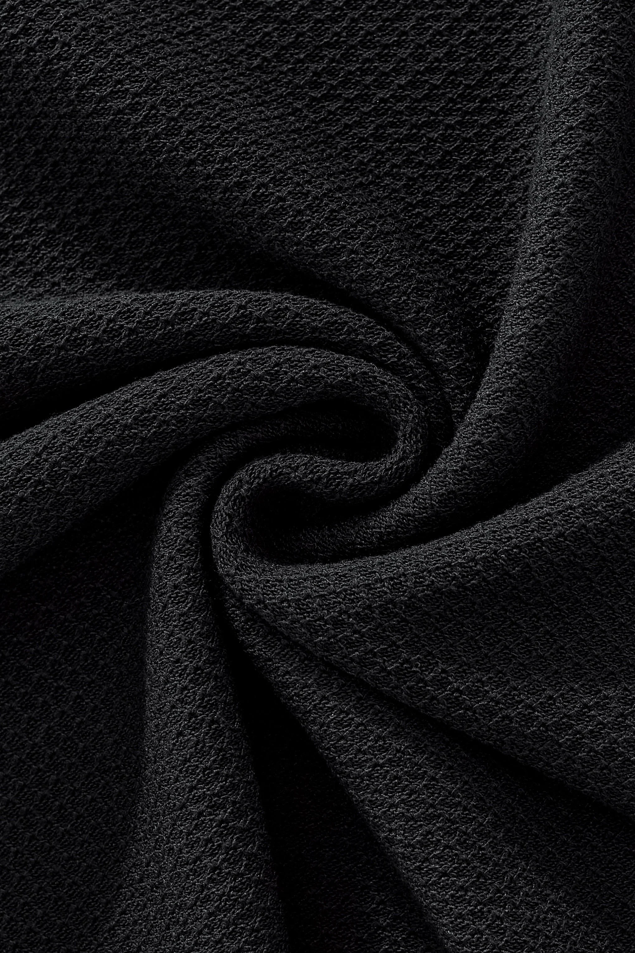 Textura Knit Tee BLACK - Image 6