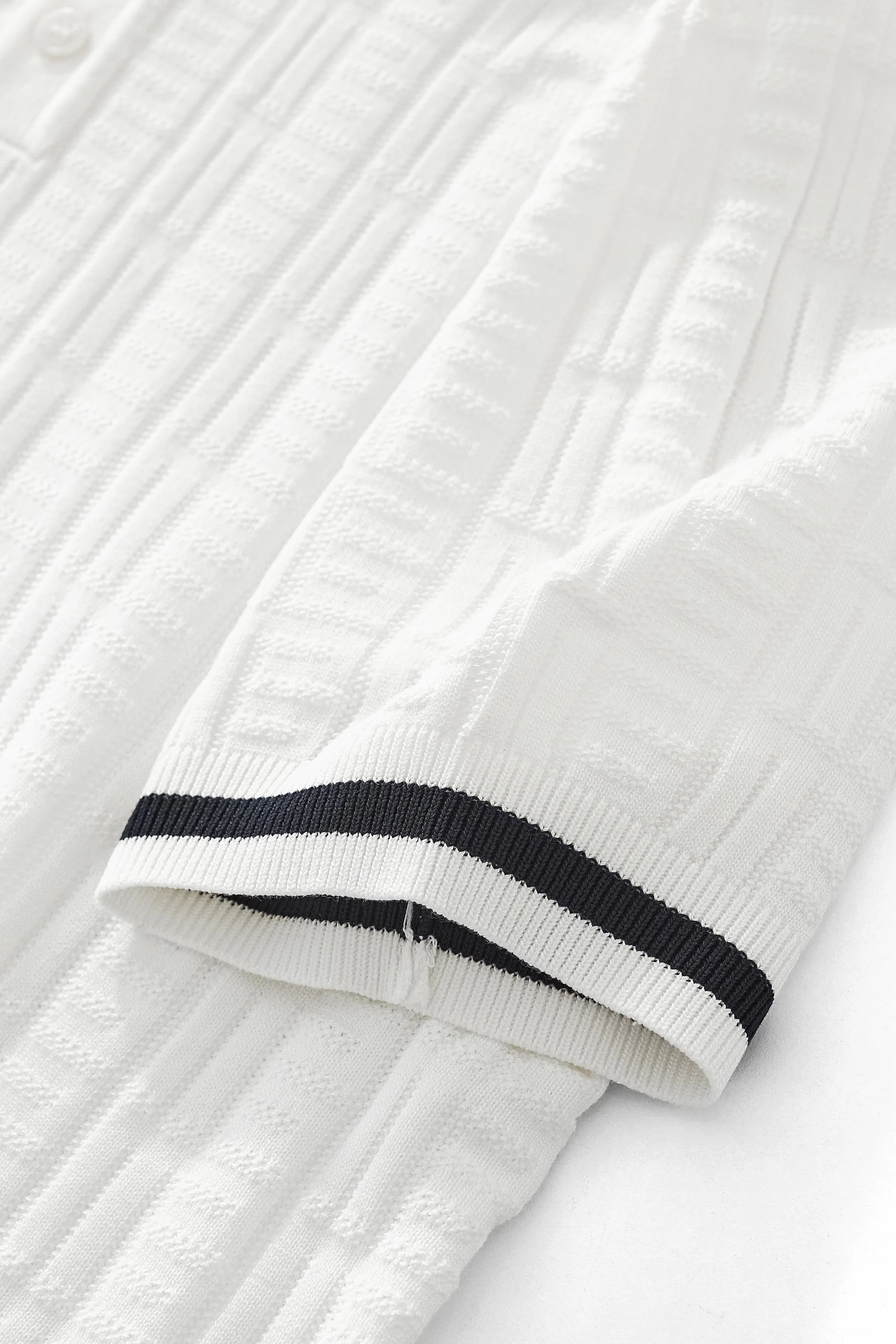 Textura Knit Polo IVORY - Image 5