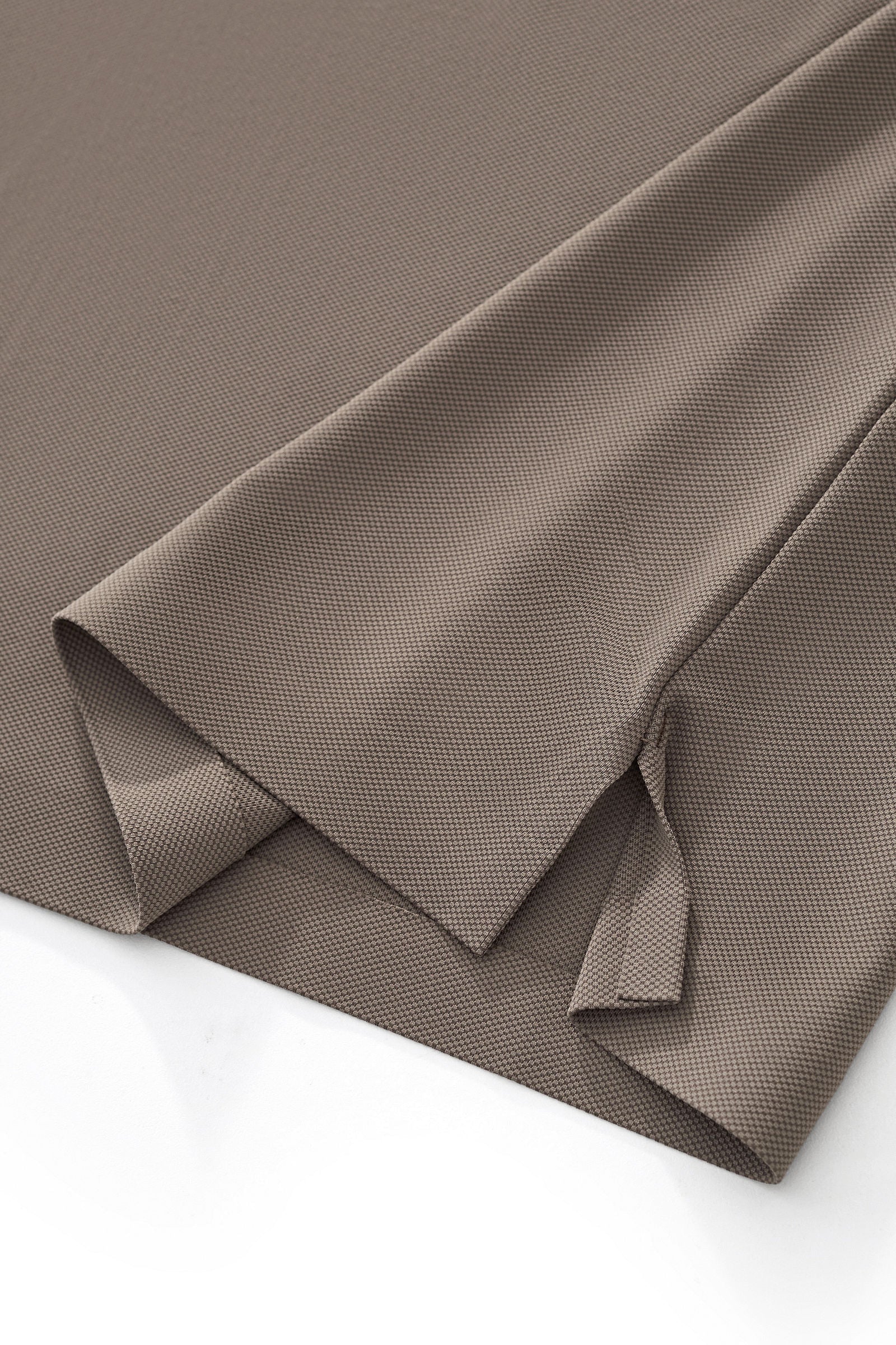Textured Collar Performance Polo – El Baron KHAKI - Image 9