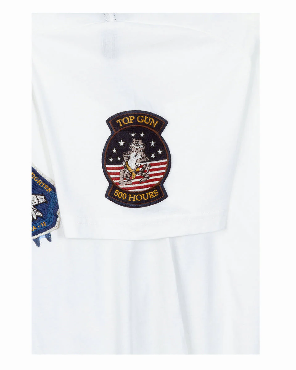 Top Gun "Naval Air Station" Tee - White - Image 4