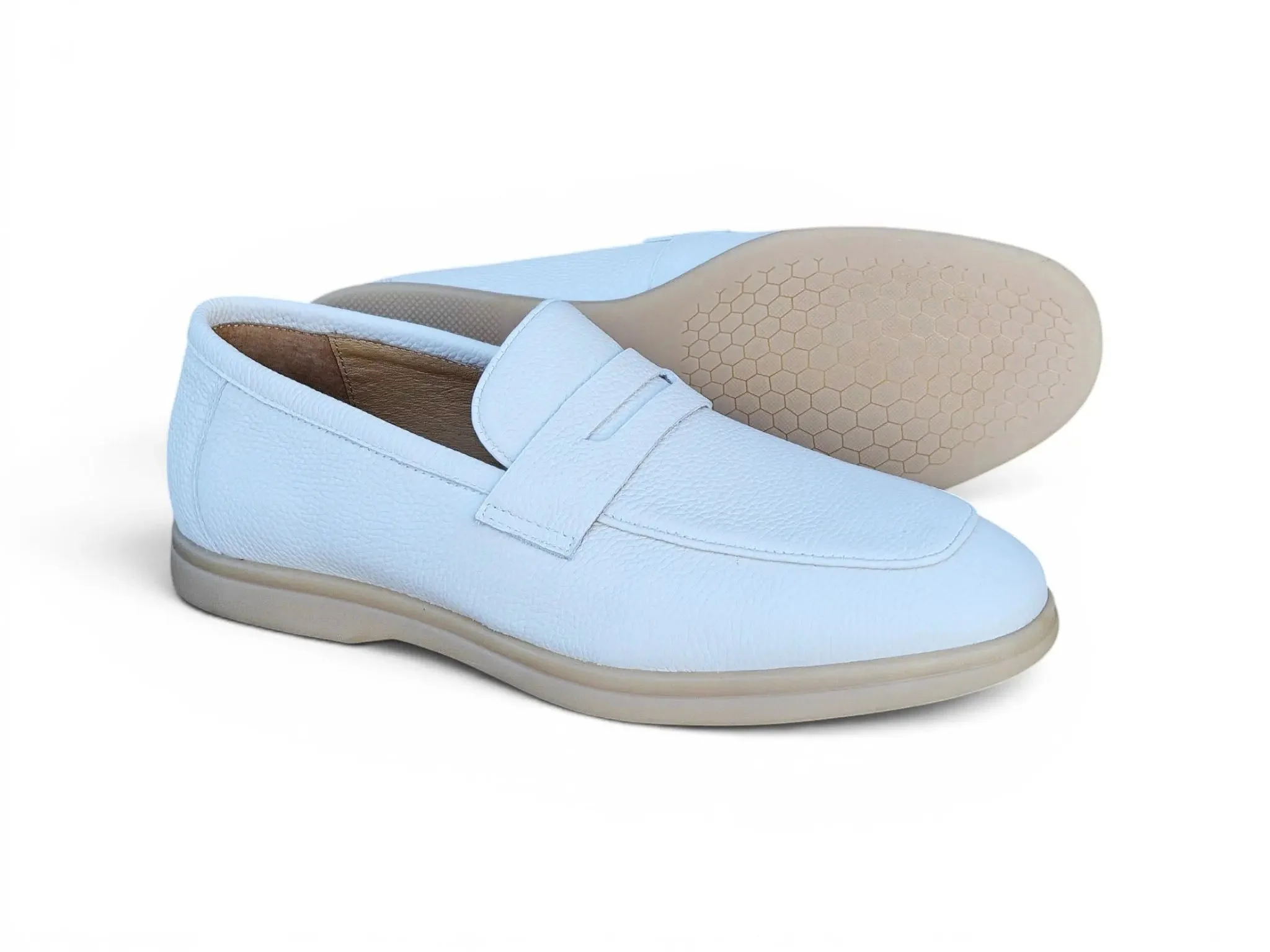 Tumble Calfskin Penny Loafer - Image 3