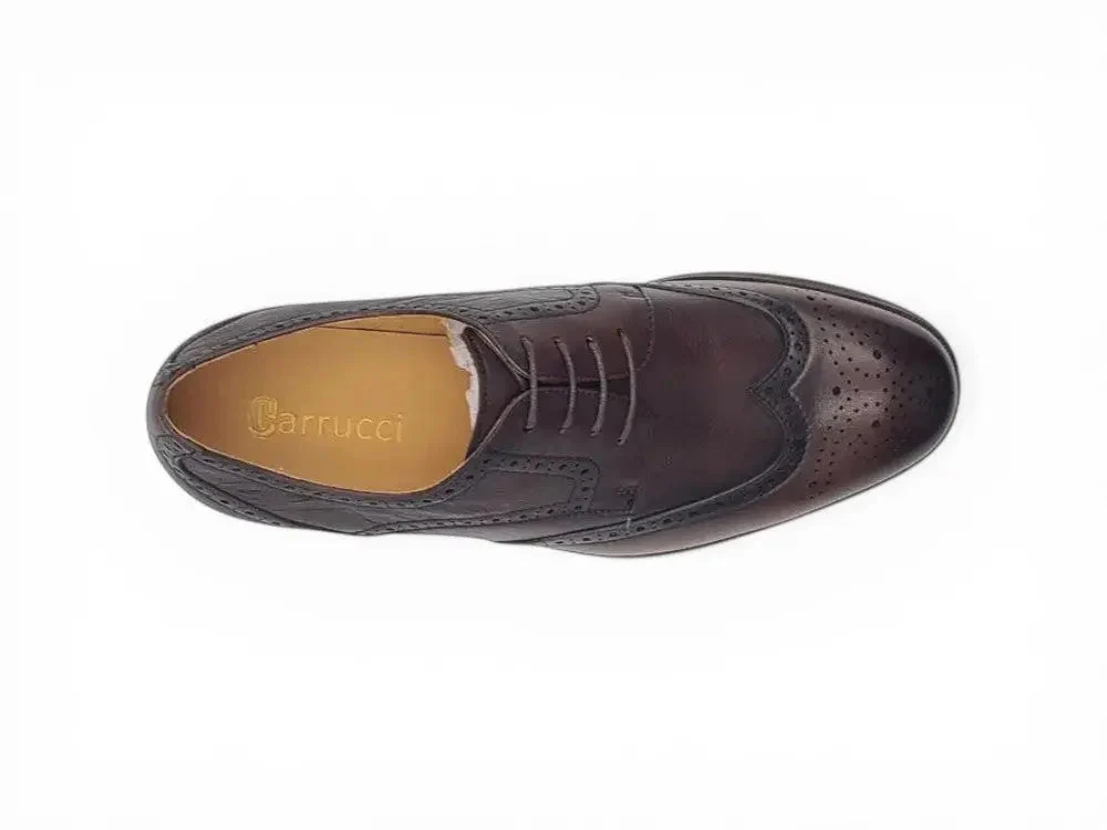 Tumbled Leather Blucher style Oxford with Flex Sole - Image 3
