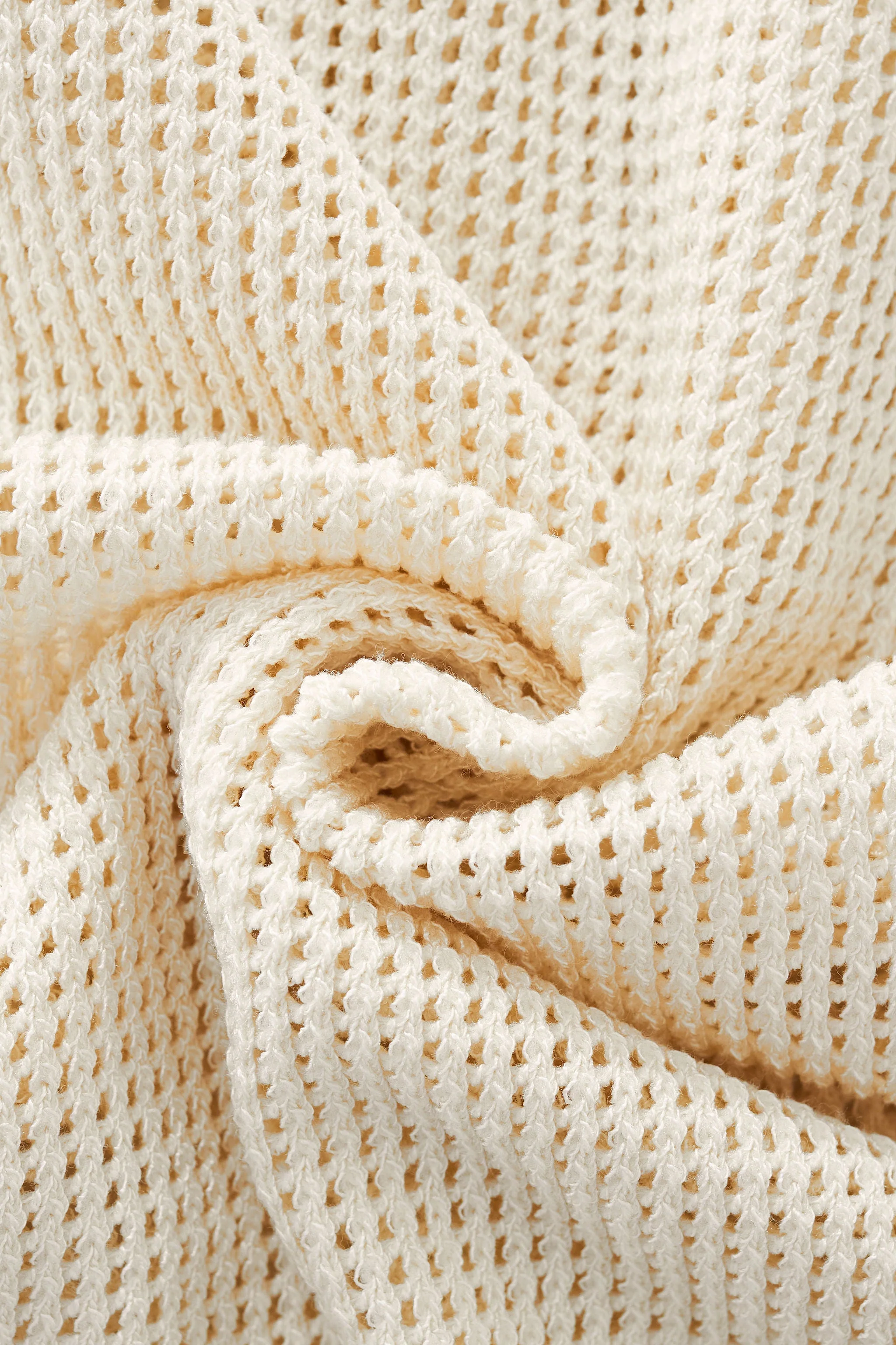 Ventura Mesh Knit LS Shirt IVORY - Image 11
