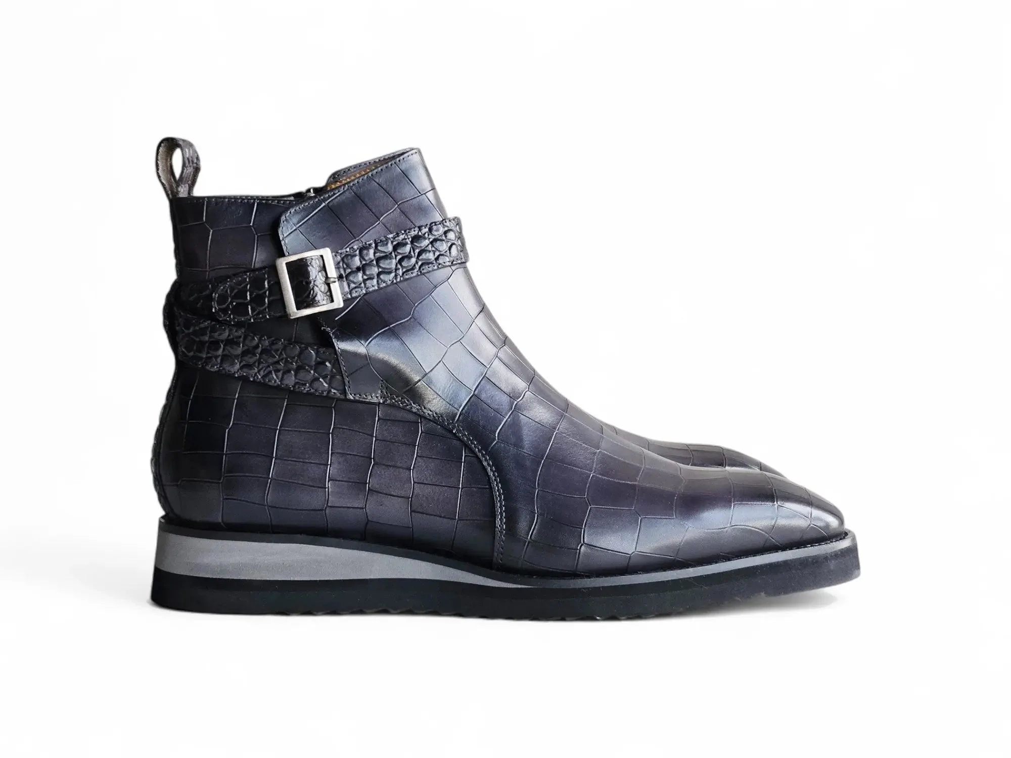 Vesper Cross Strap Buckle Boot - Image 14