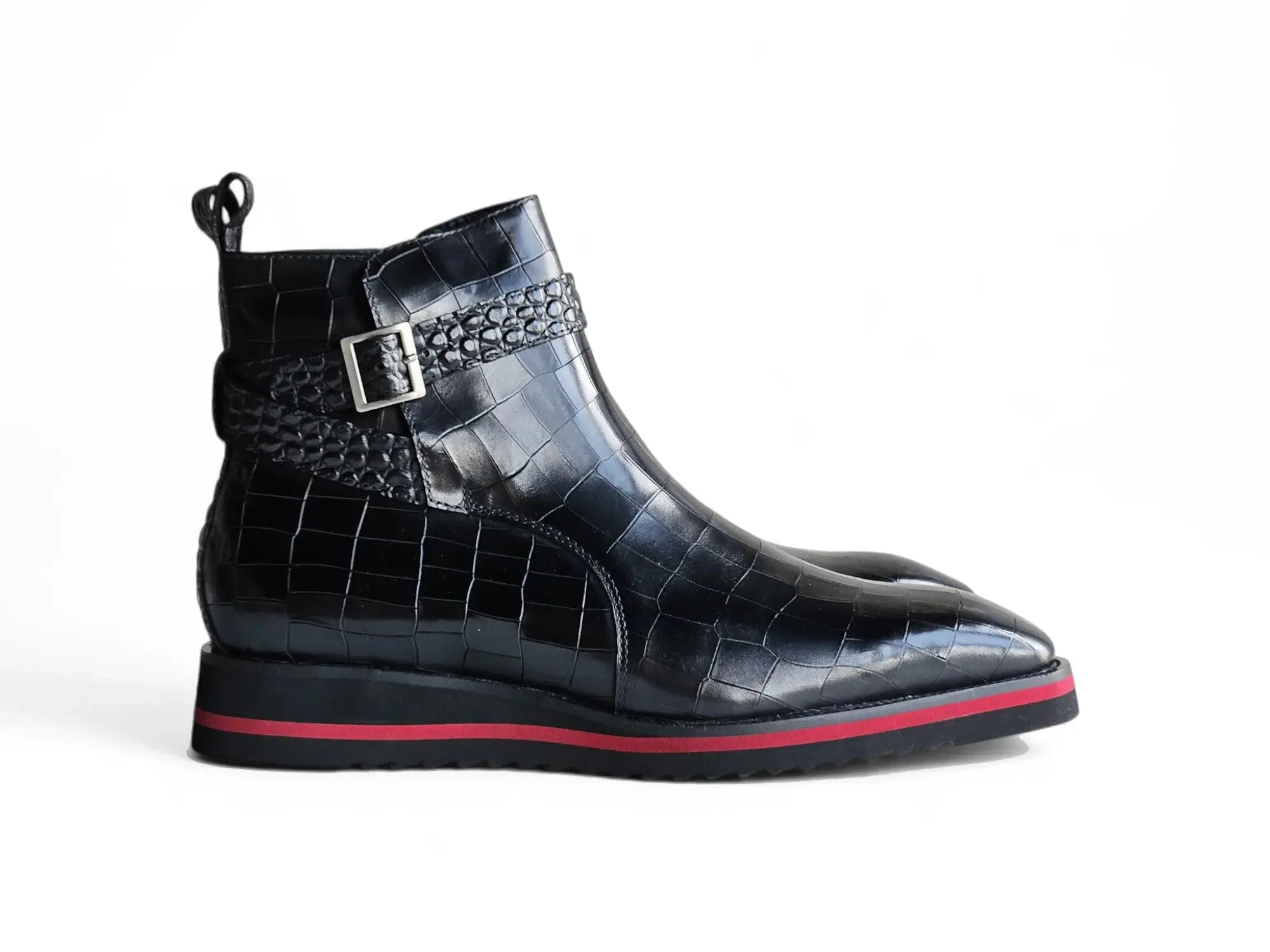 Vesper Cross Strap Buckle Boot - Image 5