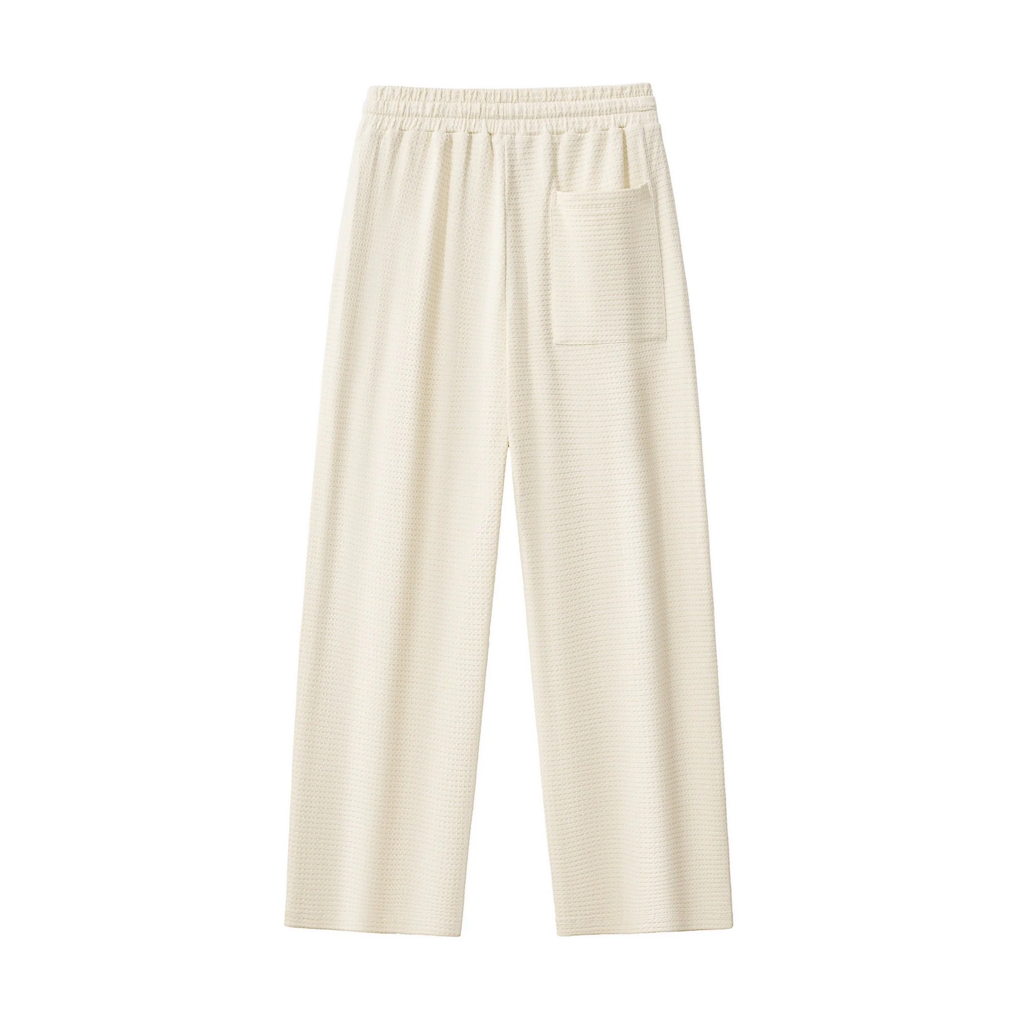 Vista Set – Waffle Textured Shirt & Pant TAUPE - Image 6