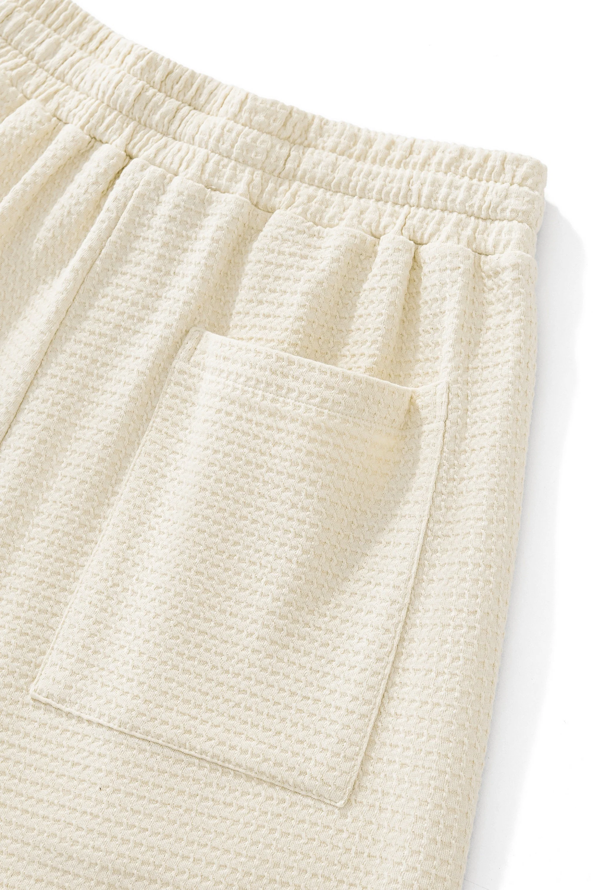 Vista Set – Waffle Textured Shirt & Pant TAUPE - Image 8