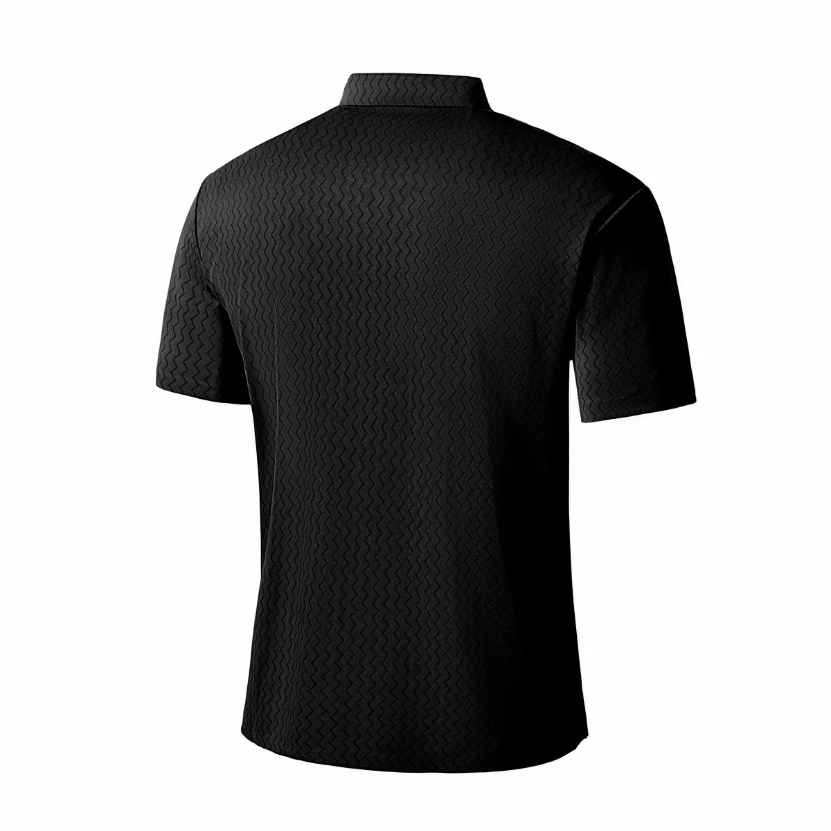 Waveform Tech Men's Polo Black - Image 3