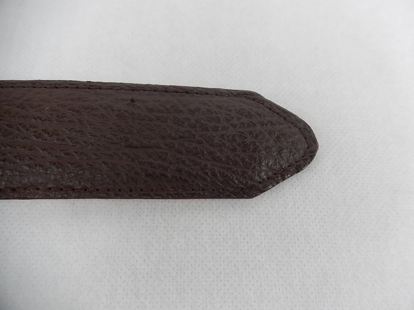 Wild West Boots Chocolate Shark Skin Belt - Image 3