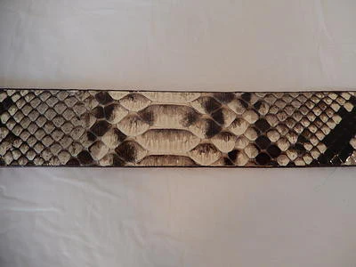 Wild West Boots Natural Python Belt - Image 3